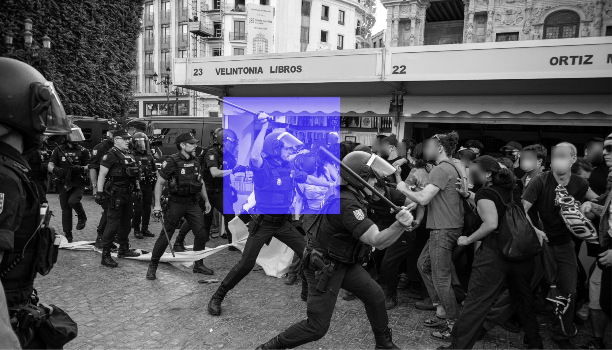 Carta politica O Manifestación Antifascista