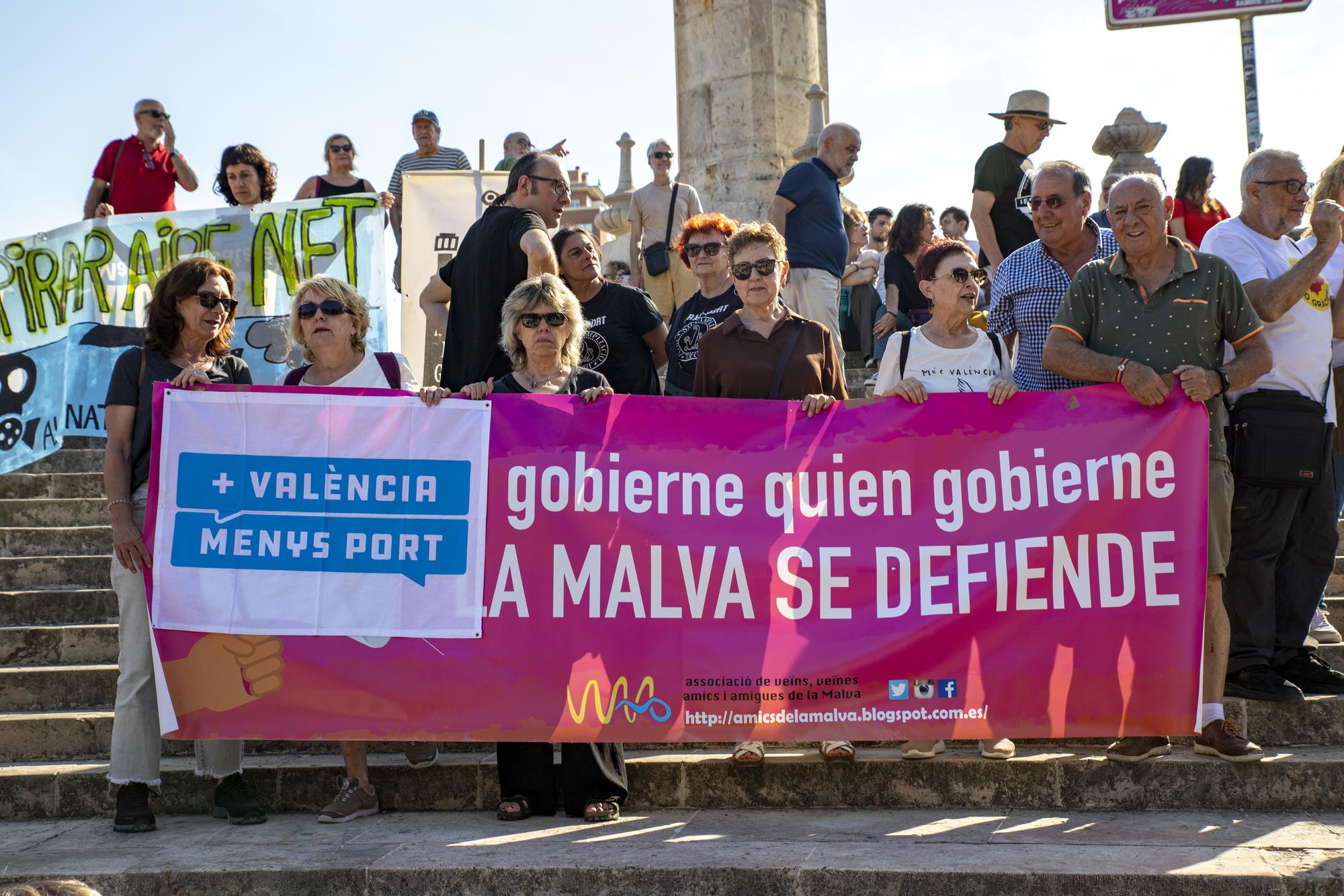 Manifestación contra la ampliación puerto de València - 4