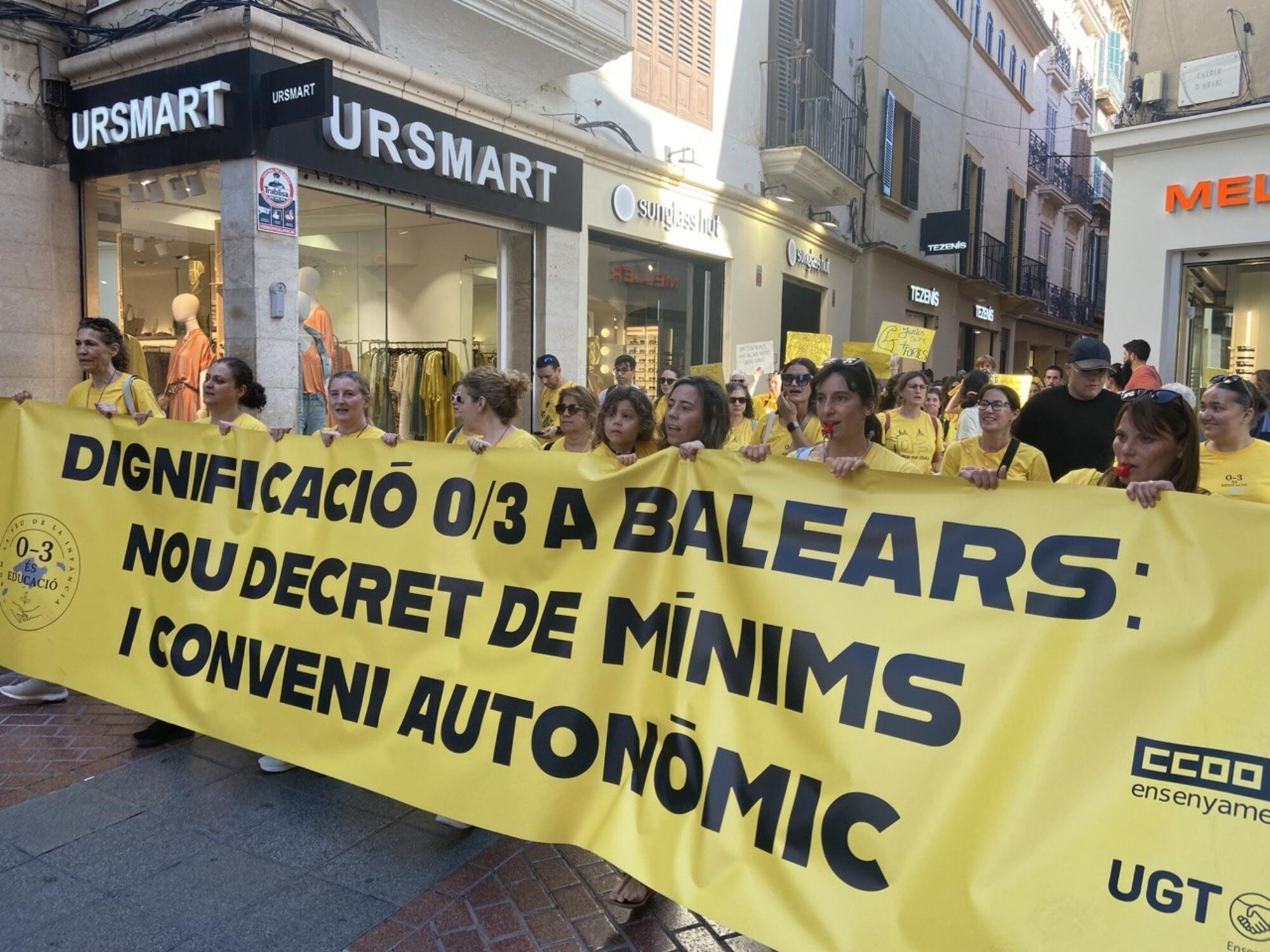 huelga educacion infantil baleares