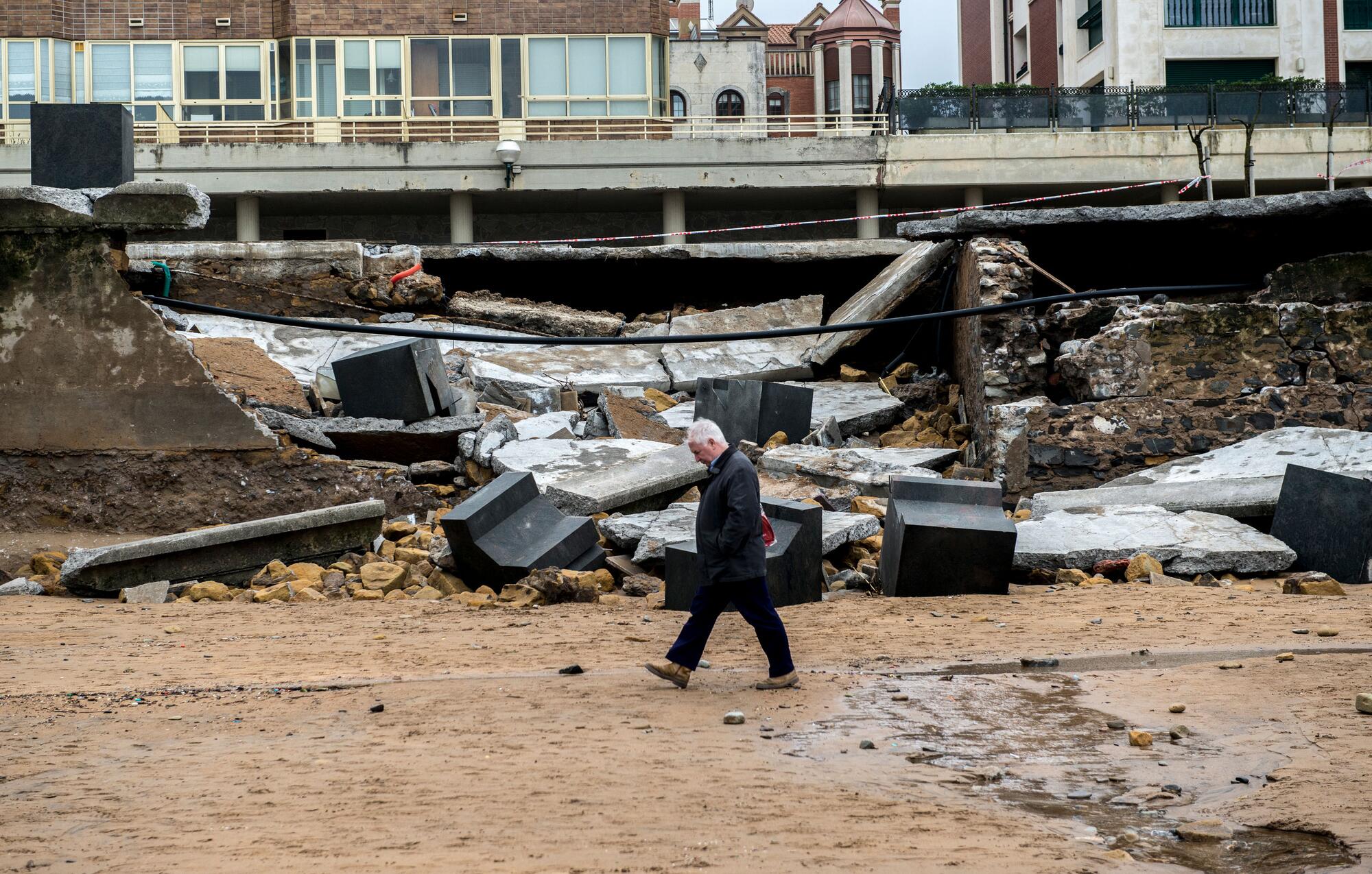 Destrozos Zarautz