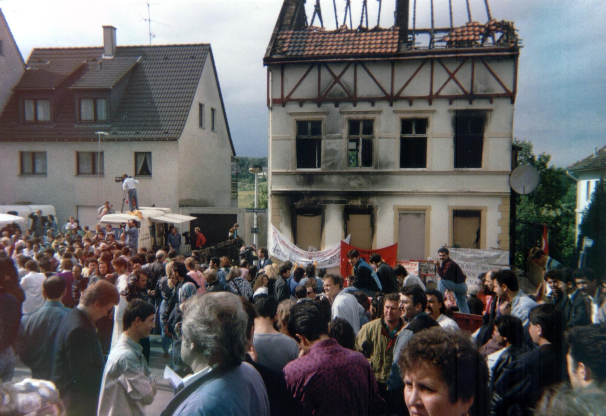 Casa atacada en Solingen