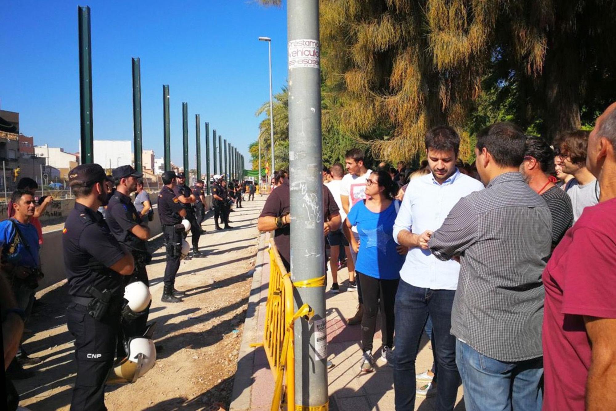 Soterramiento Murcia Muro