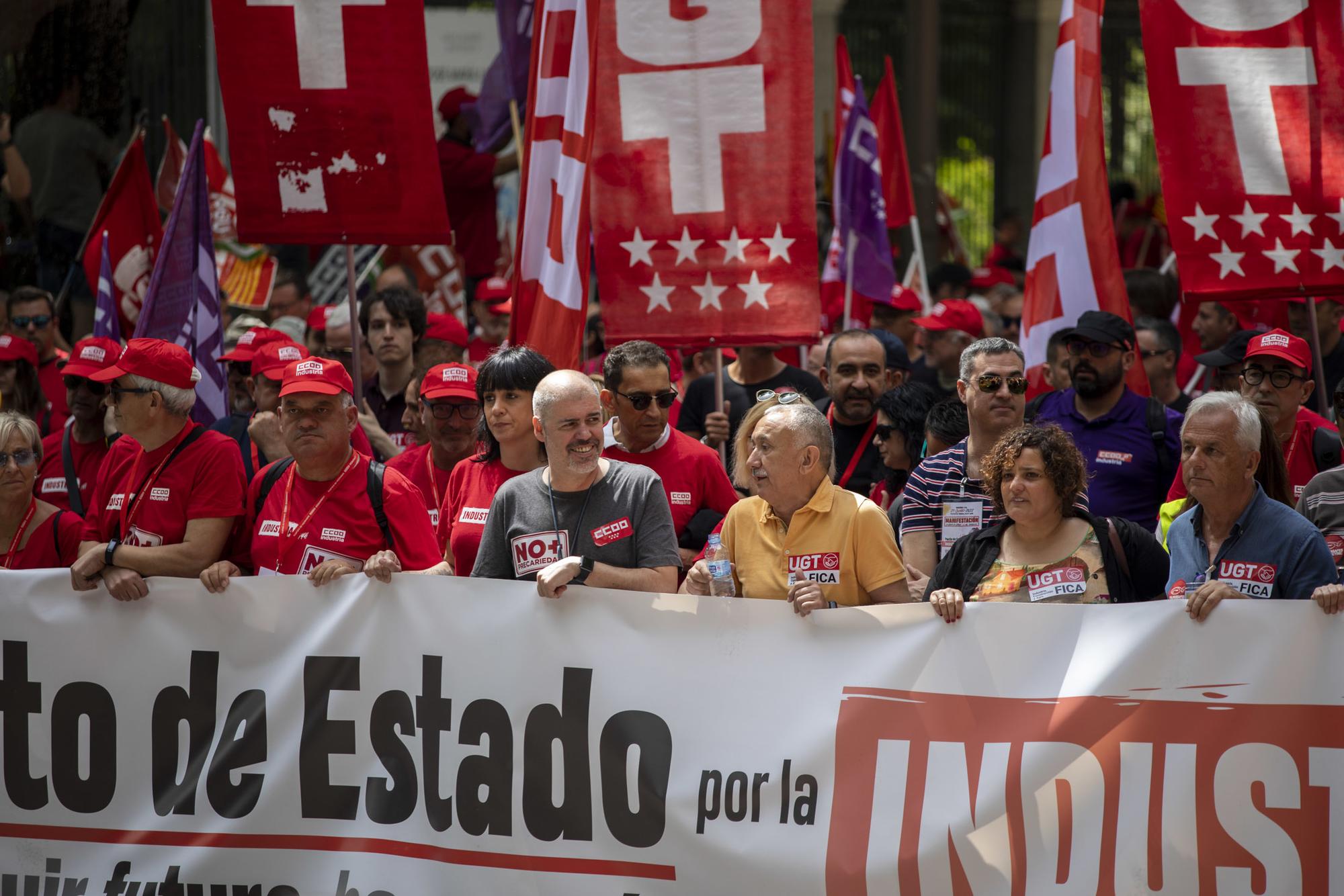 Manifestacion Sindicatos Pacto por la industria - 9