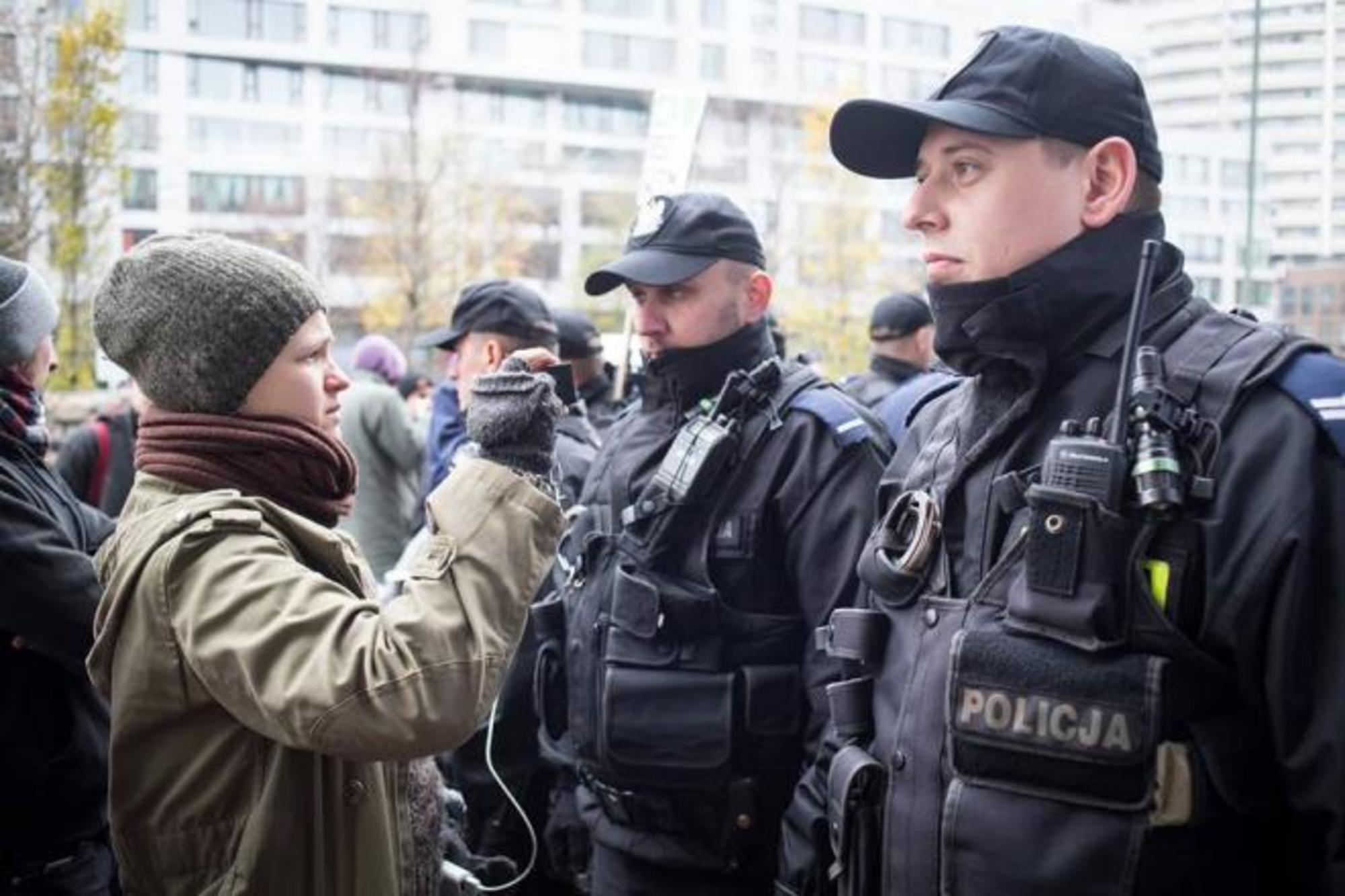 Protestas en Polonia