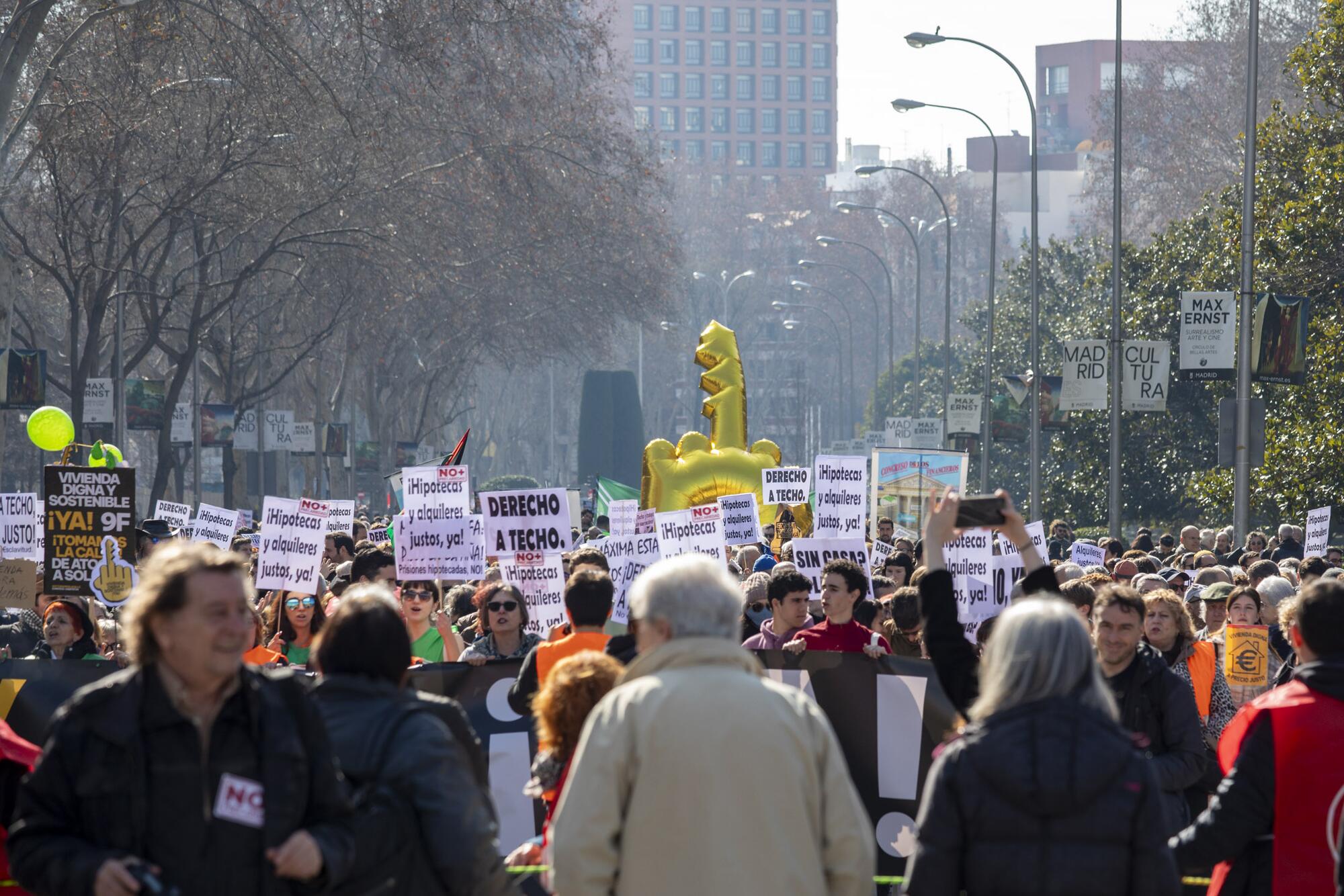 Manifestación Vivienda 9F - 5