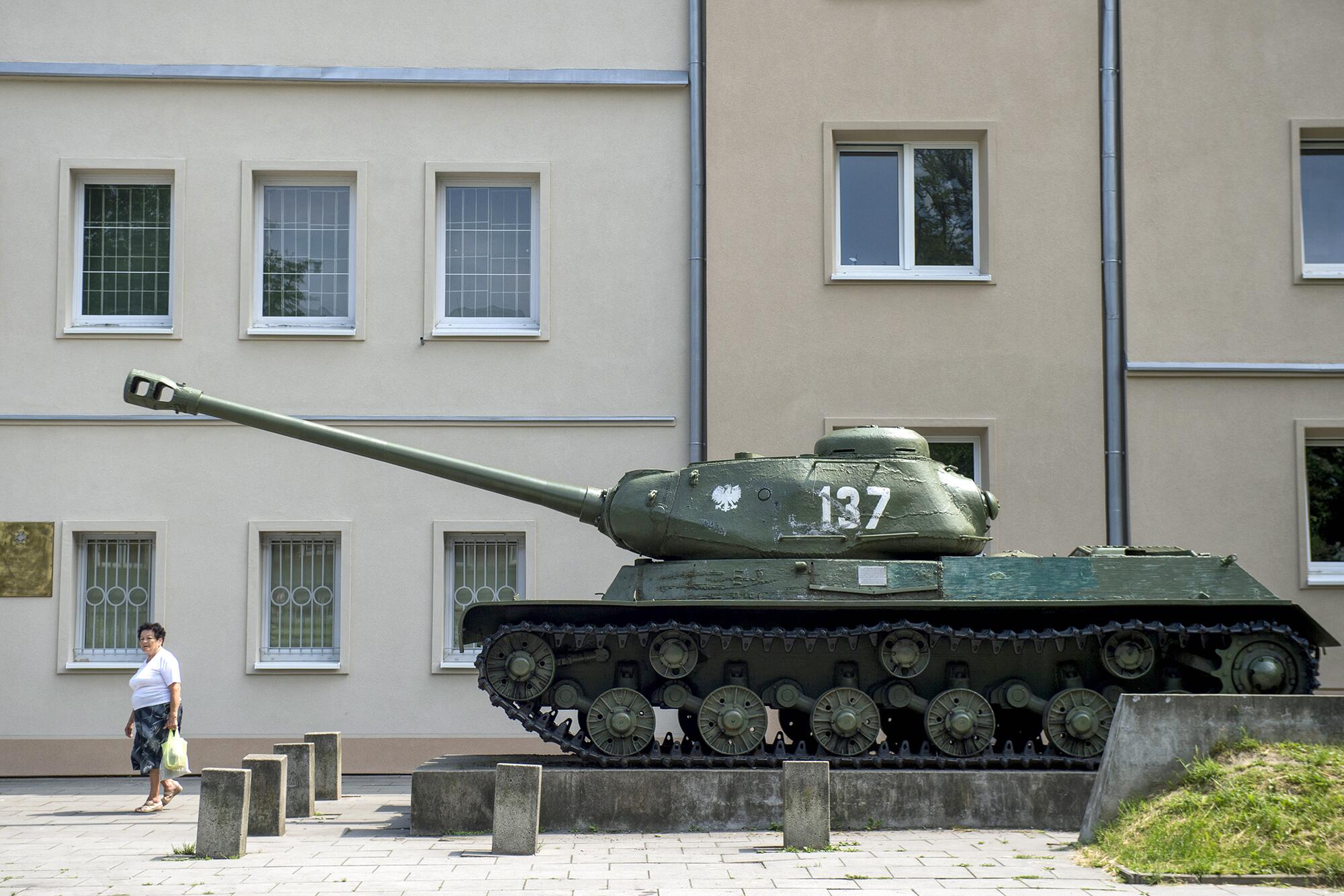 Tanque mujer Cracovia
