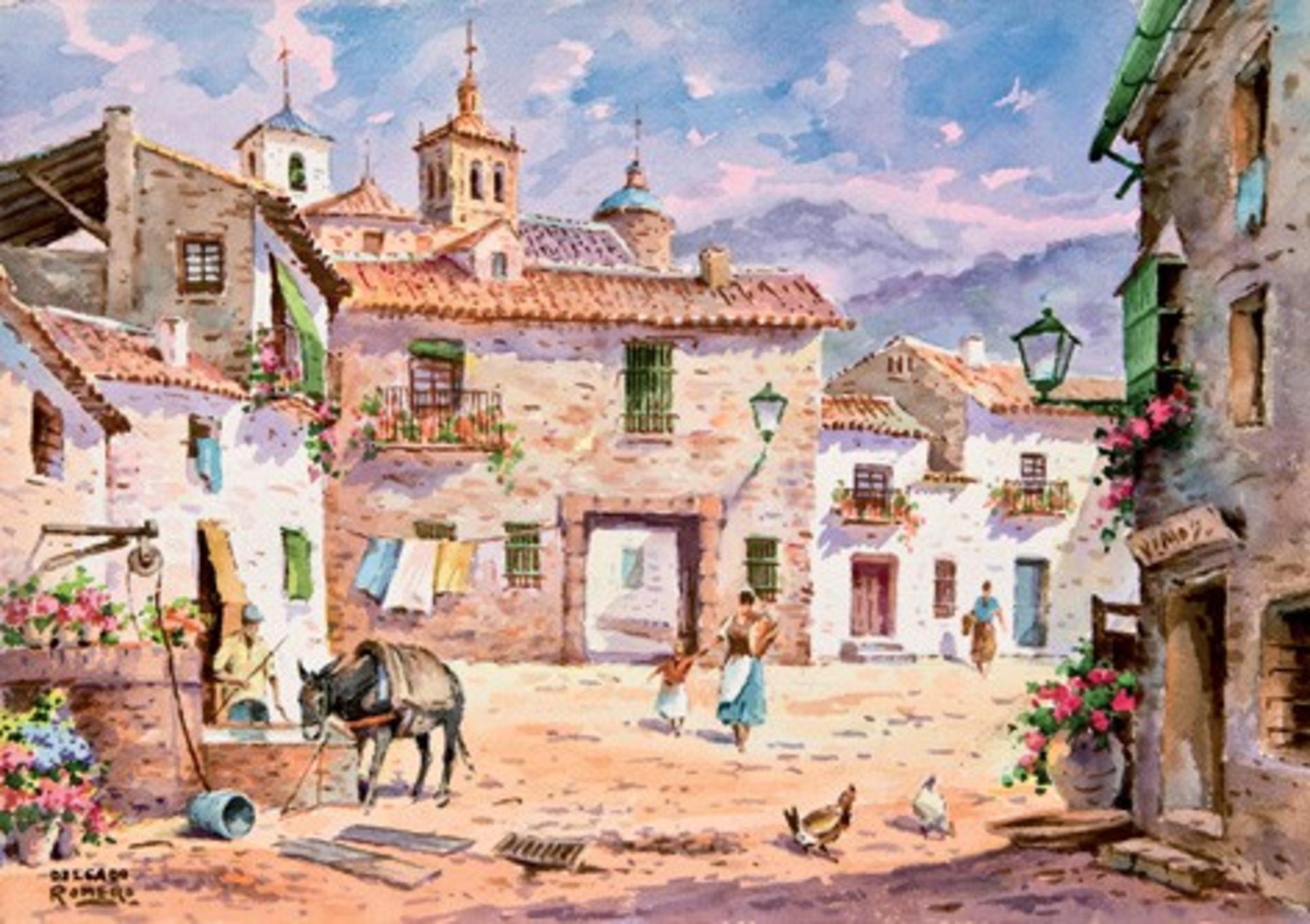 Plaza de pueblo andaluz