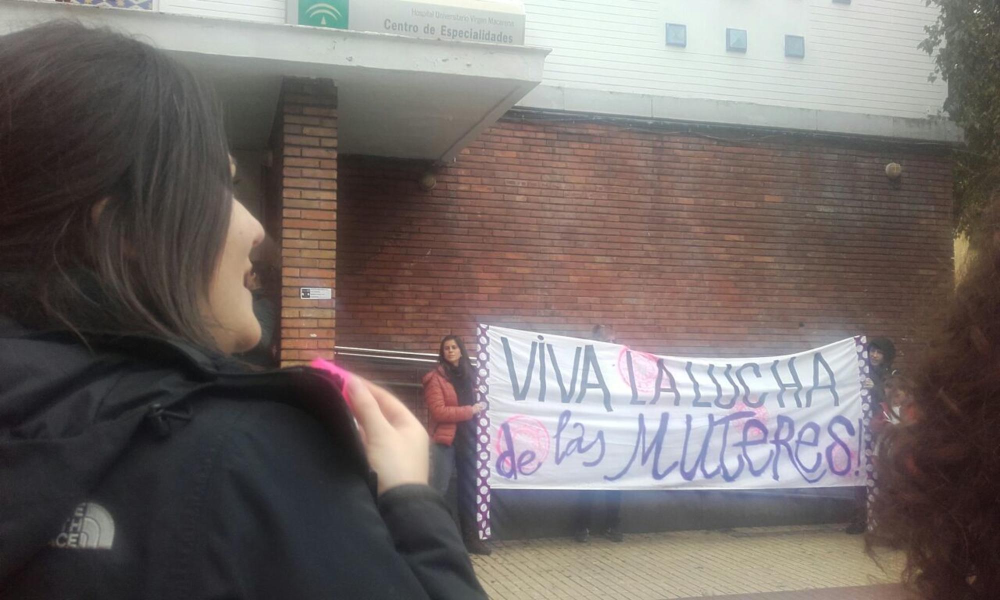 Piquete en Sevilla 8M