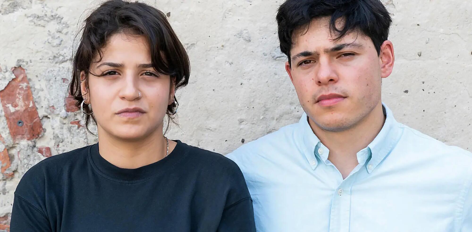 Sean Binder y Sarah Mardini