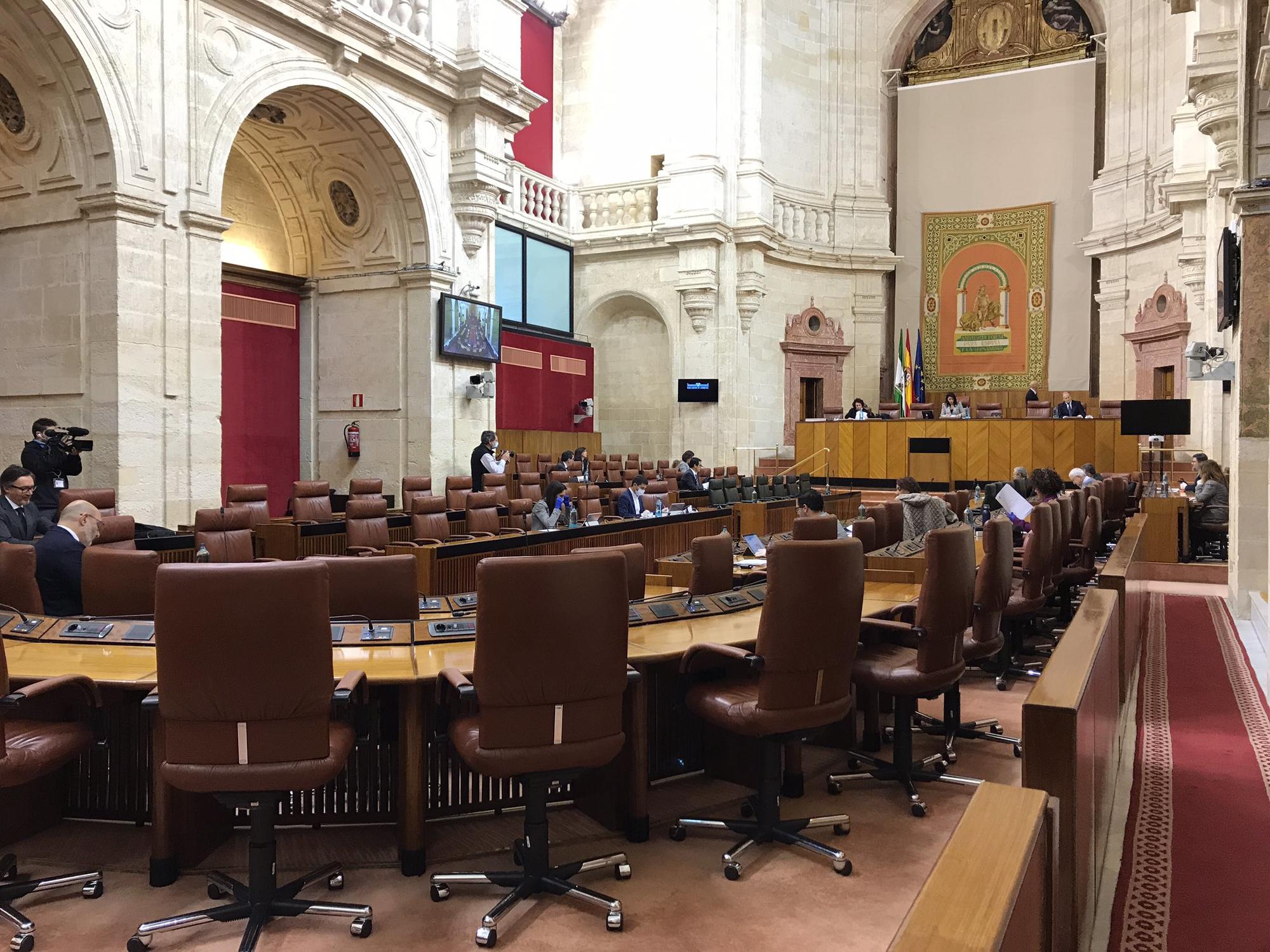 Diputación Permanente Parlamento Andalucía 2 abril 