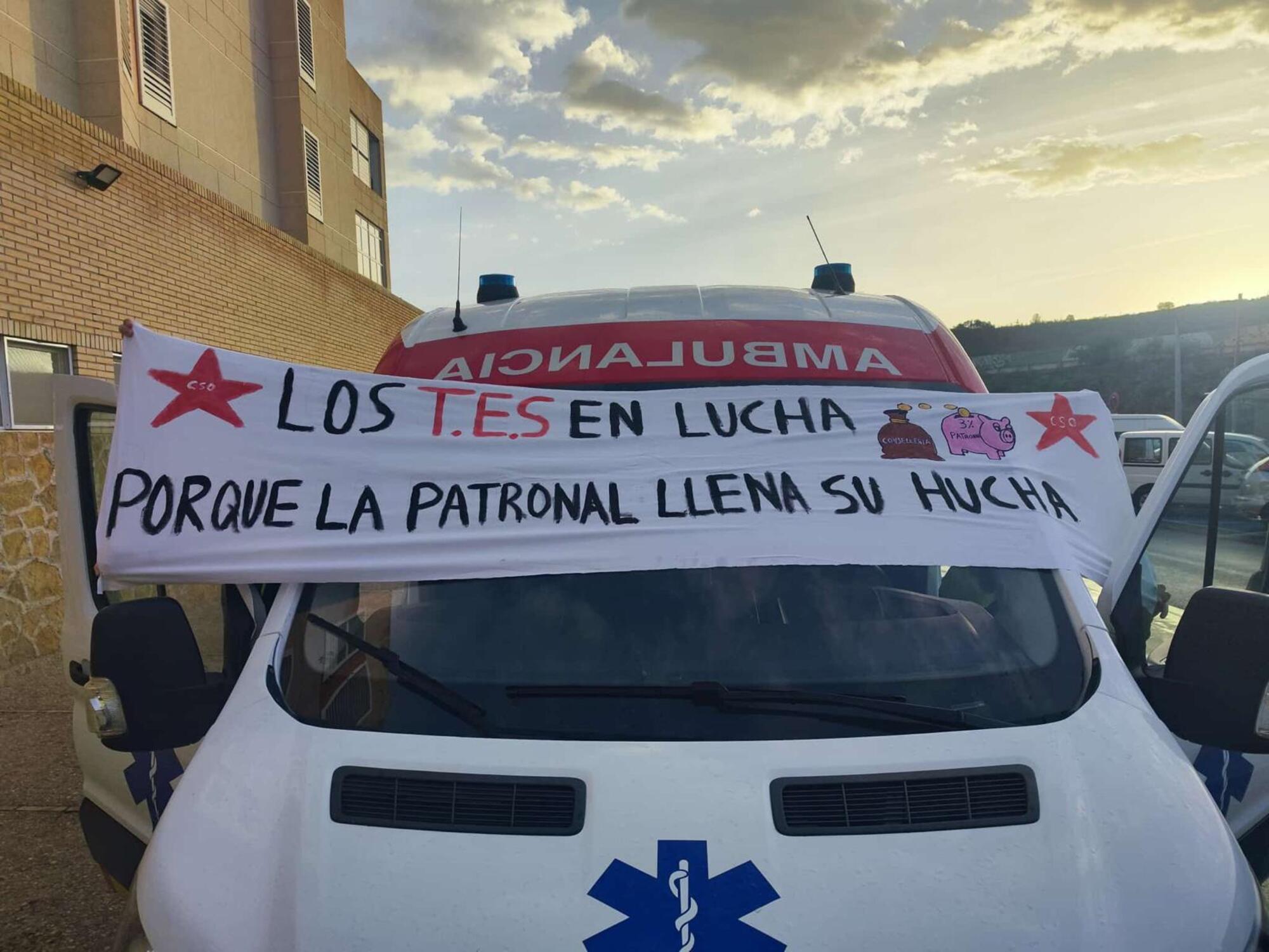 Huelga ambulancias Pais valencia