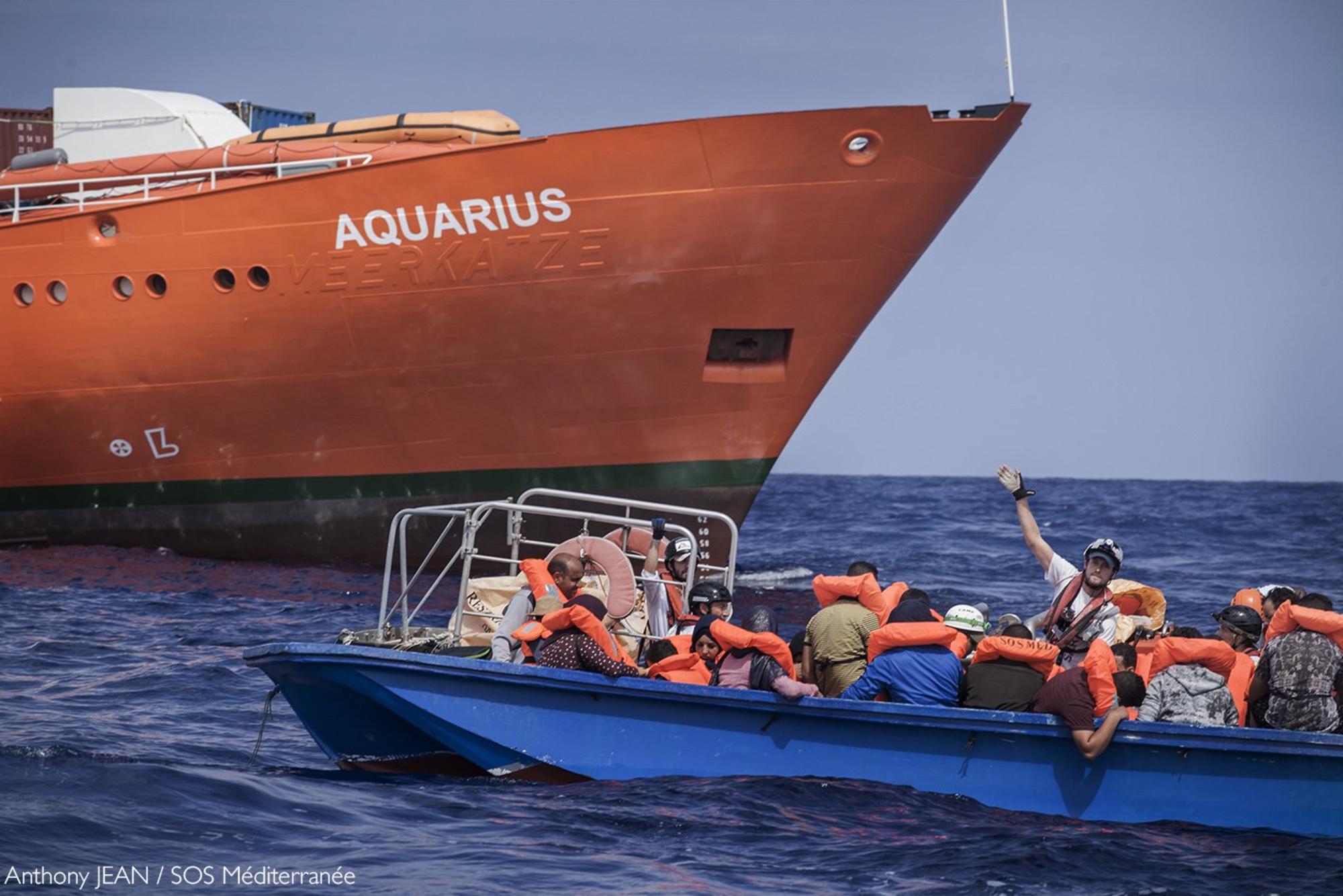 Aquarius Médicos Sin Fronteras SOS Mediterrannée