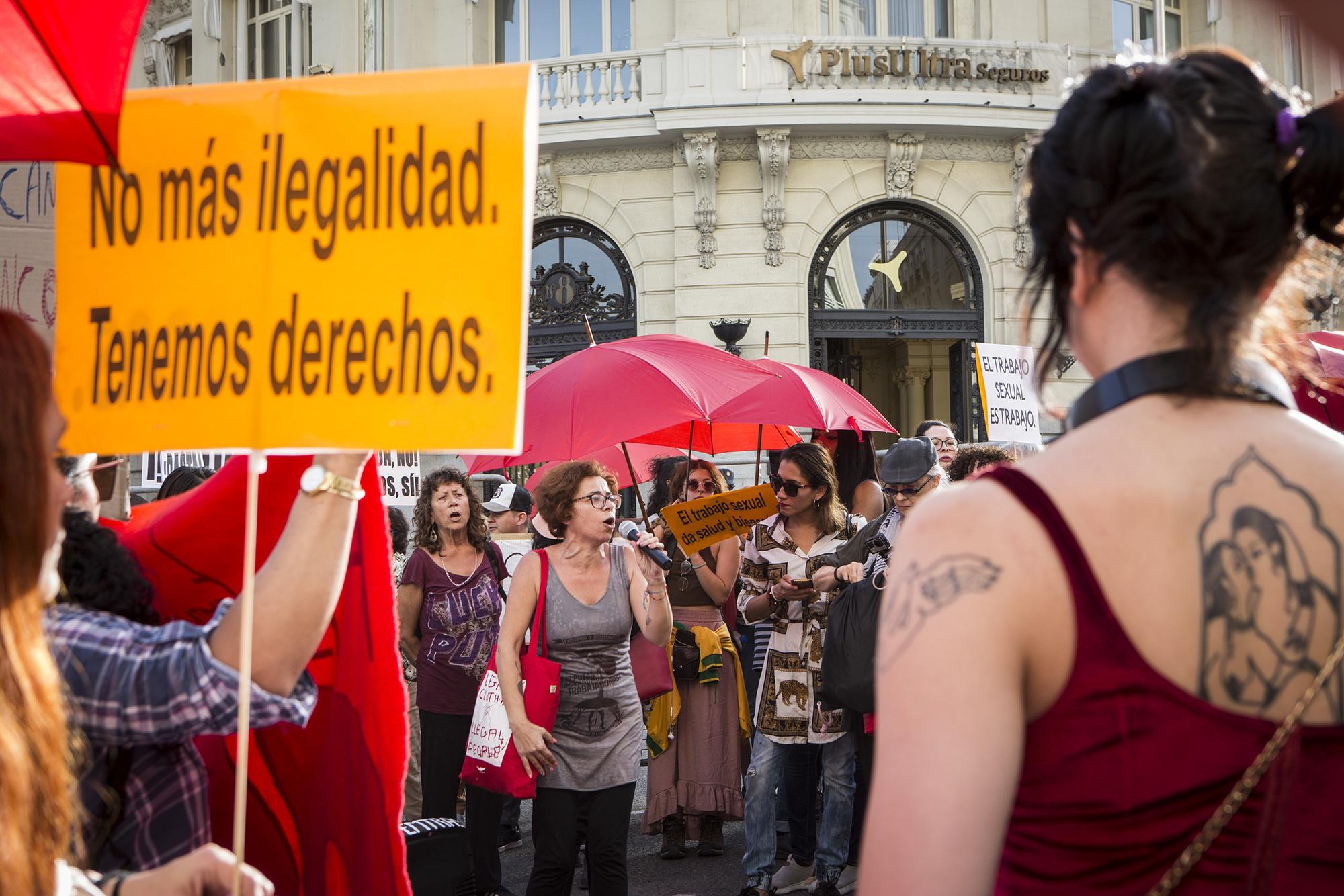 Concentración en contra de la Ley Abolicionista-Prohibicionista en Madrid. 4 de octubre de 2022 - 4