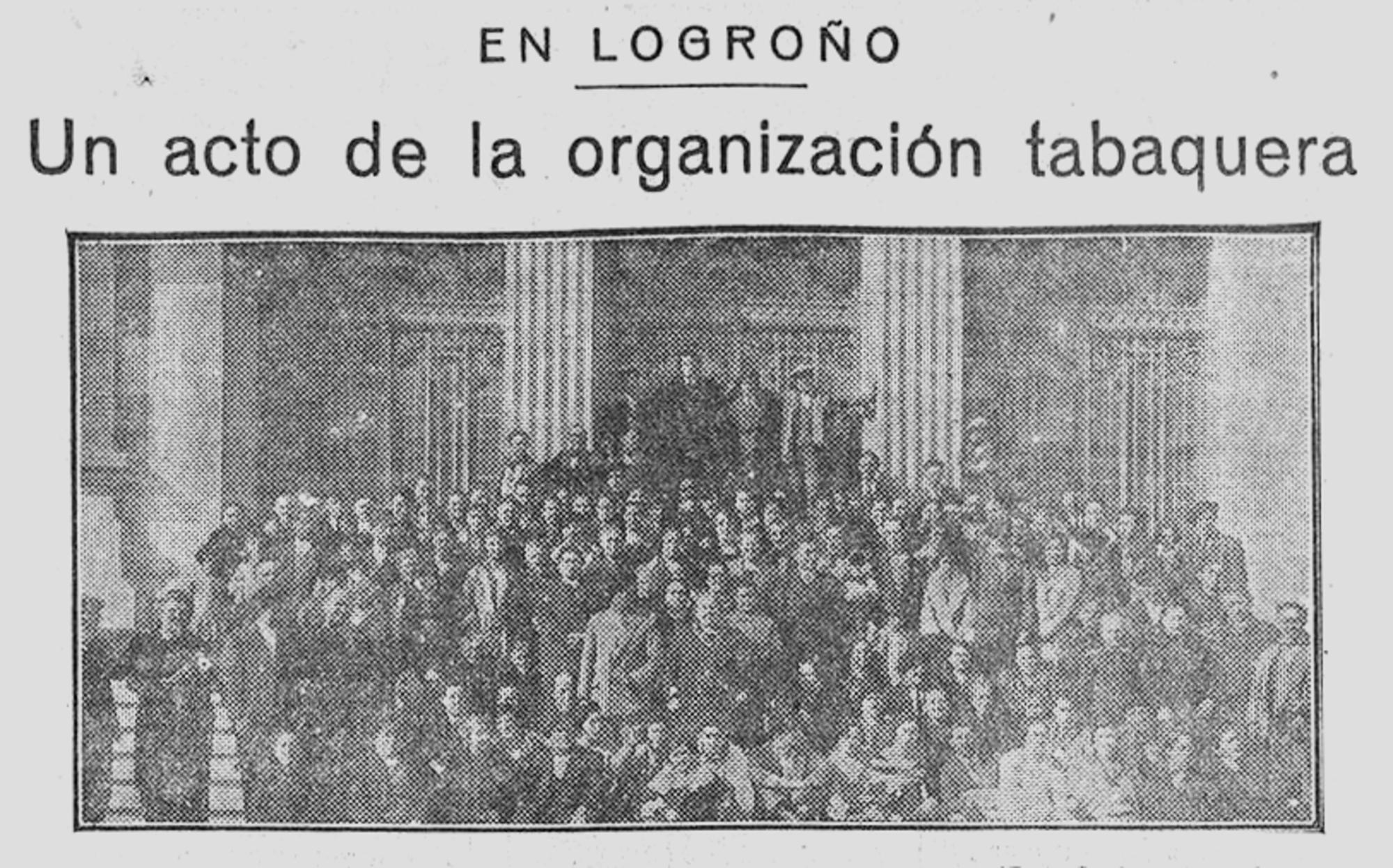 Cigarreras de Logroño. Reunión con otras delegaciones