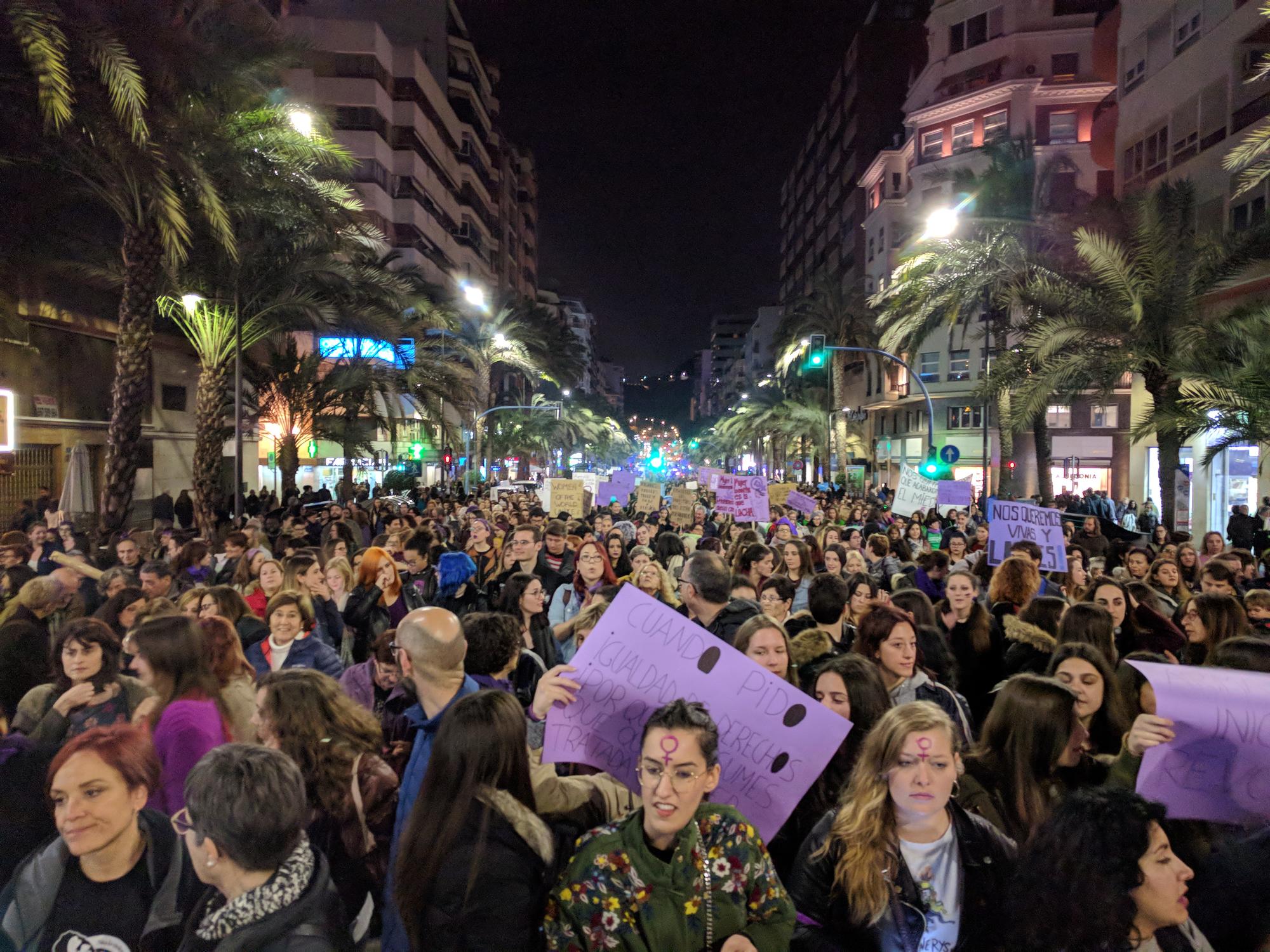 Manifestacion 8M Alacant