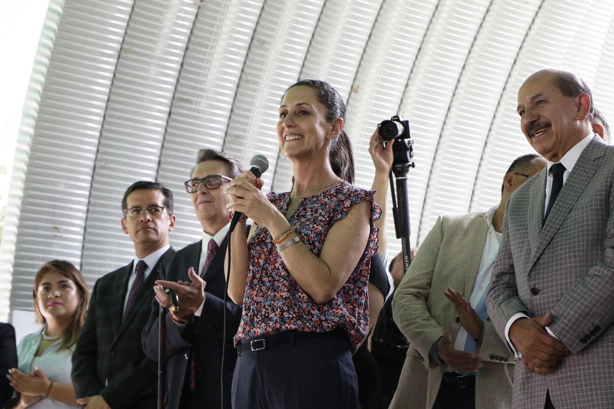  Claudia Sheinbaum, en mayo de 2019 en su cargo de jefa de Gobierno de la Ciudad de México.