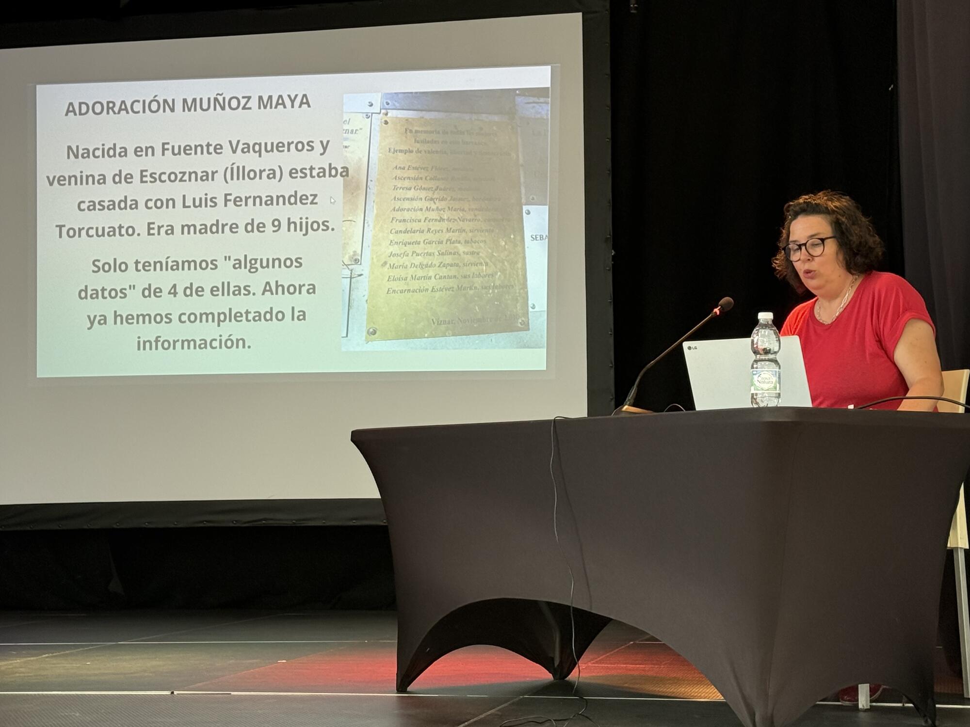 Jornadas Memoria Víznar Silvia