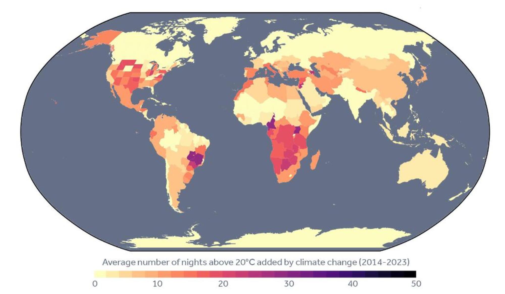 Noches tropicales climate central