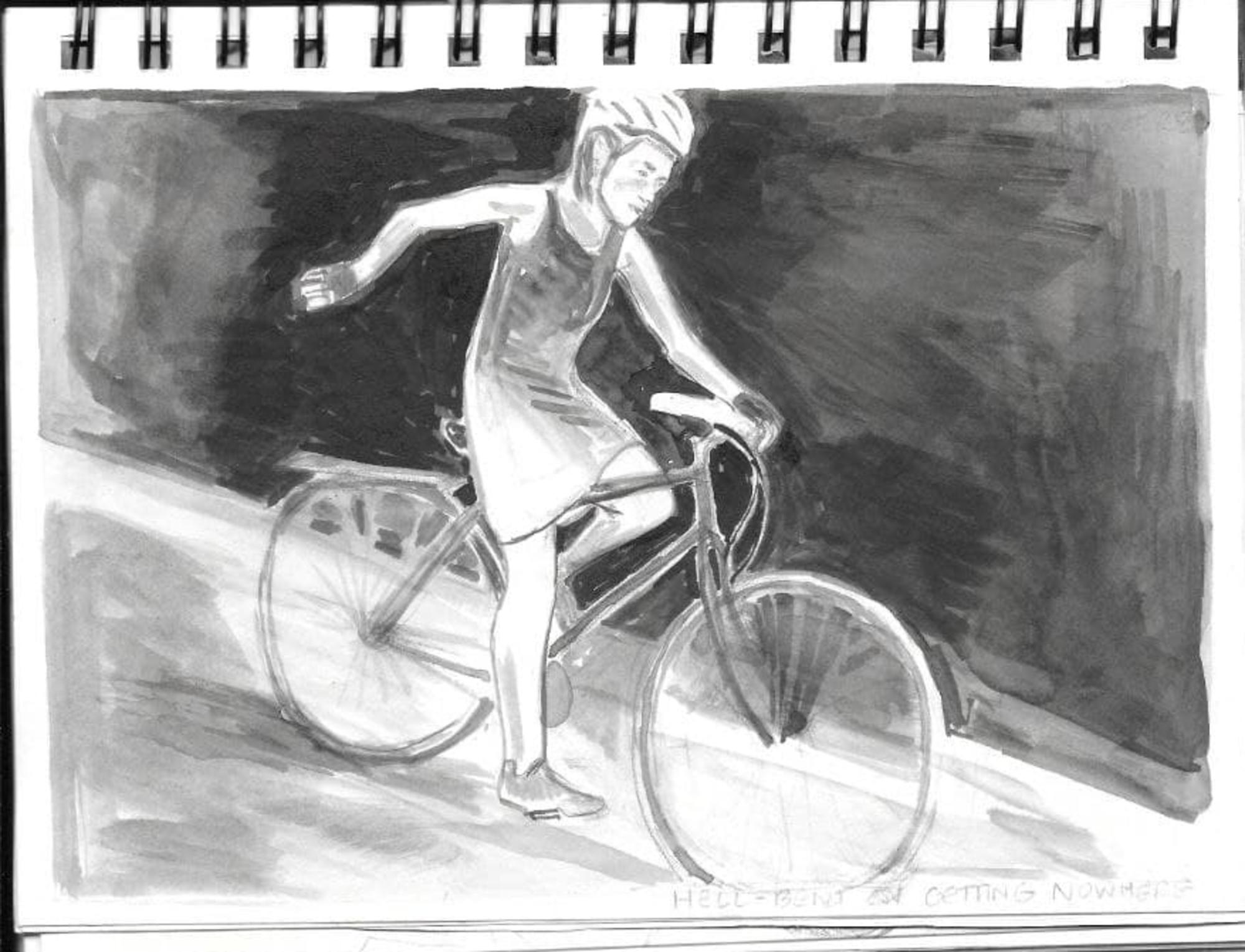 Mujer en bici