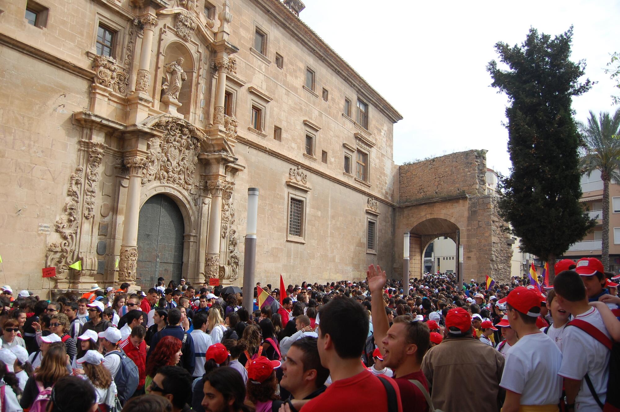 Salida de la Senda del Poeta por Miguel Hernández, en Orihuela (Alicante)