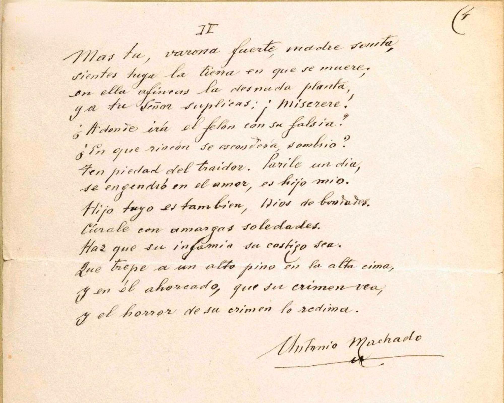 Manuscrito Machado