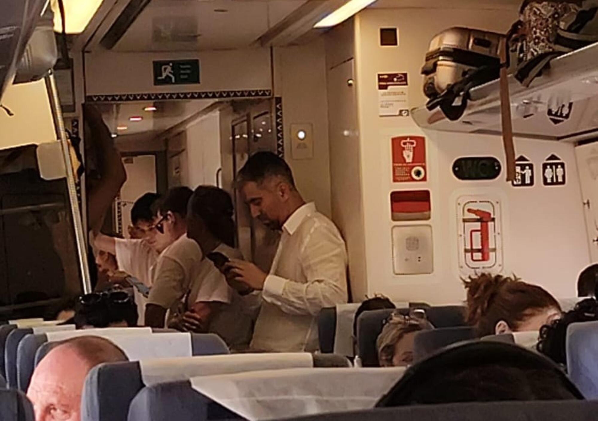 Pasajeros tren avería Extremadura