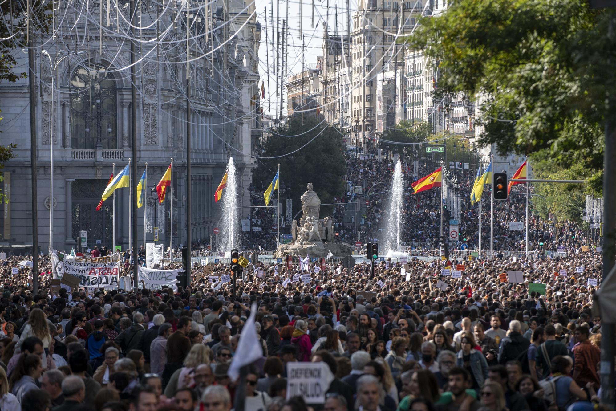 Manifestación por la Sanidad Pública en Madrid - 27