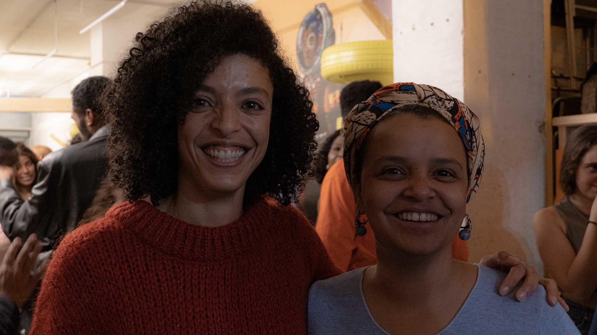 Bruna Pereira y Yanelys Núñez celebraron con alegría y muchas expectativas la apertura del Espacio Afro en Madrid