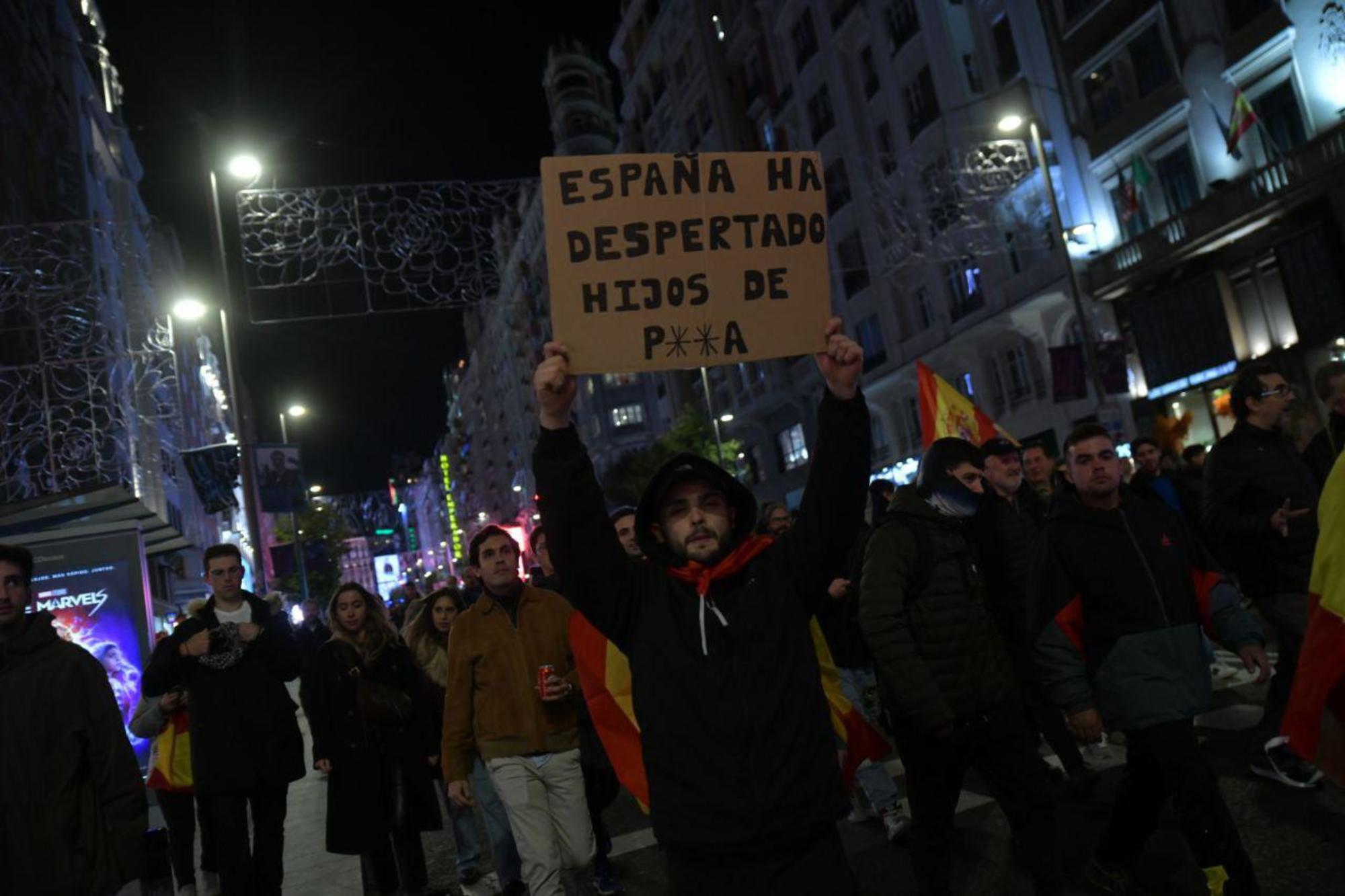 Manifestación ultraderecha en Madrid 2