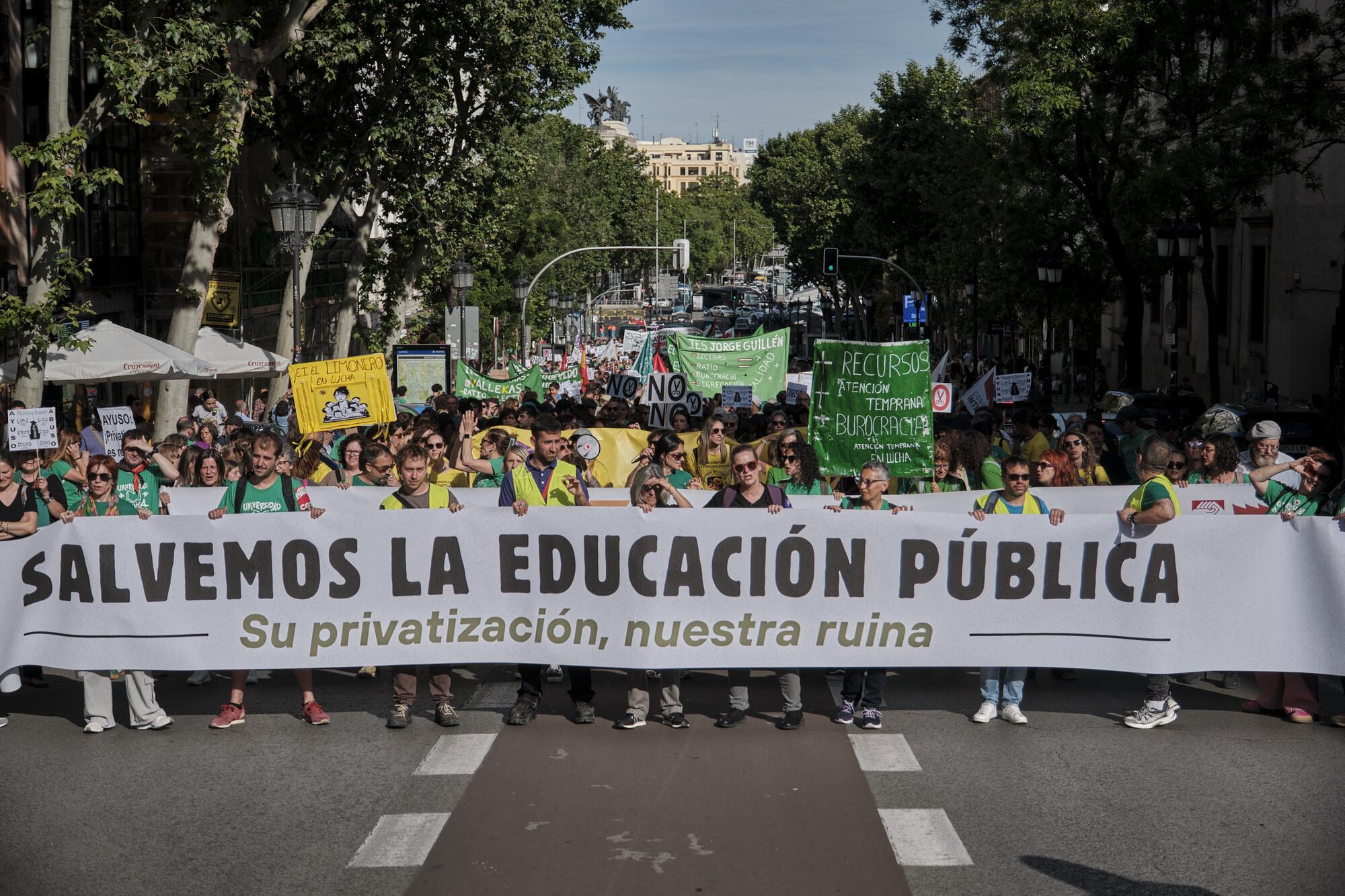 Manifestación Educación Pública Madrid  - 3
