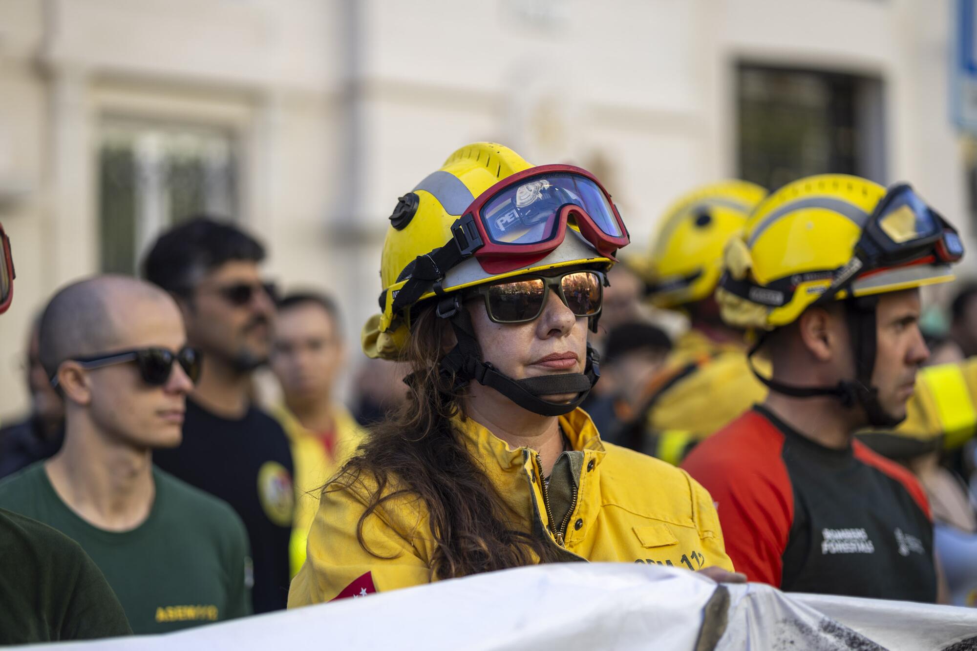 Manifestación bomberos forestales 18 octubre - 21