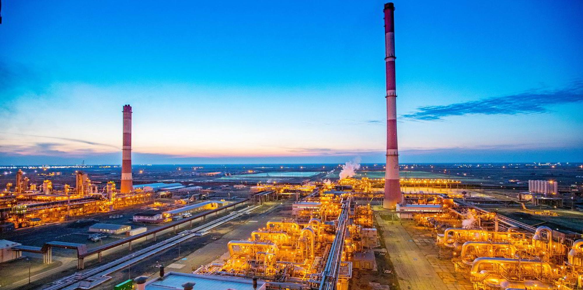 El mayor campo petrolero en Kazajistán, Tengiz