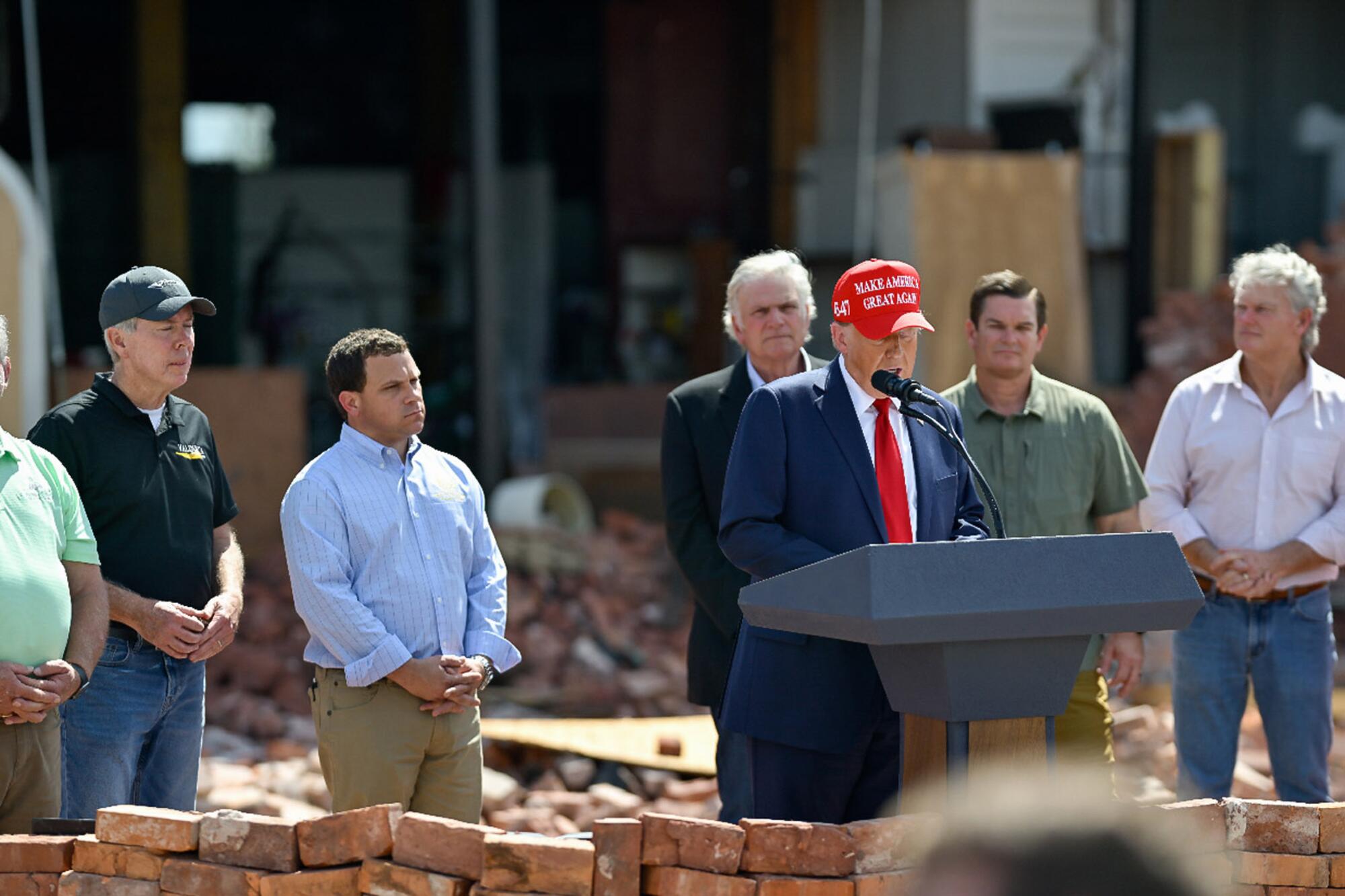 Donald Trump huracán Helene