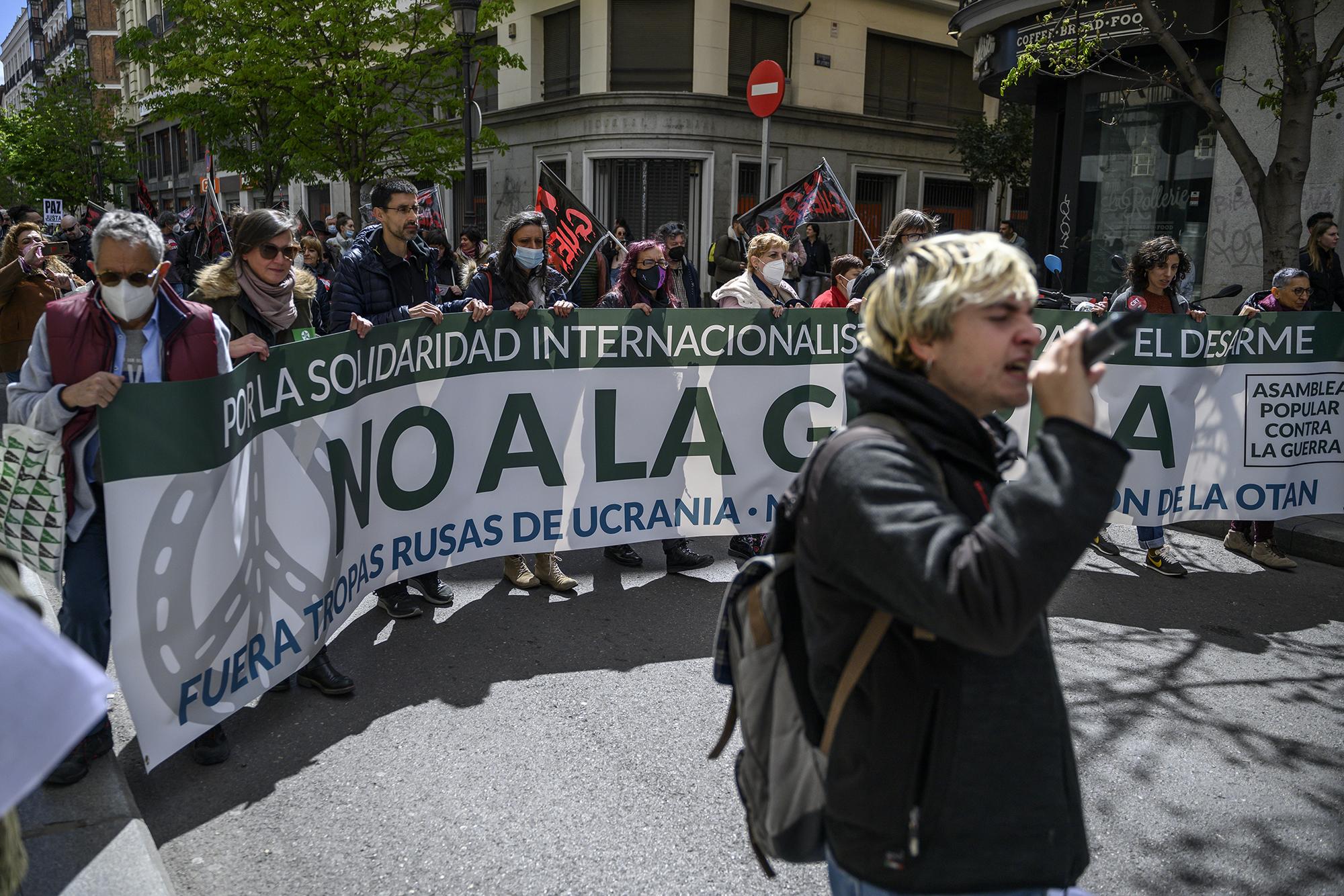 Manifestación Asamblea Popular contra la Guerra de Madrid -1