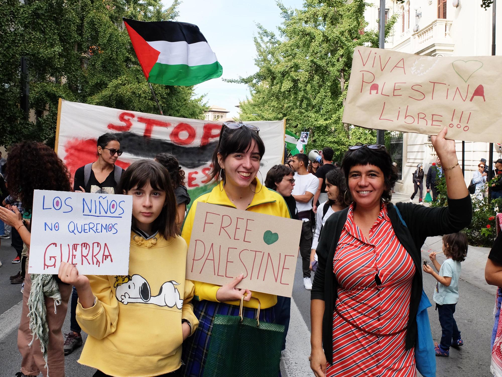Manifestación Granada Palestina 2