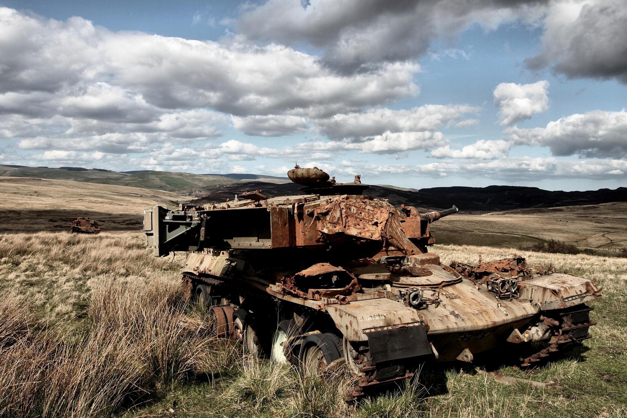 Tanque destruido