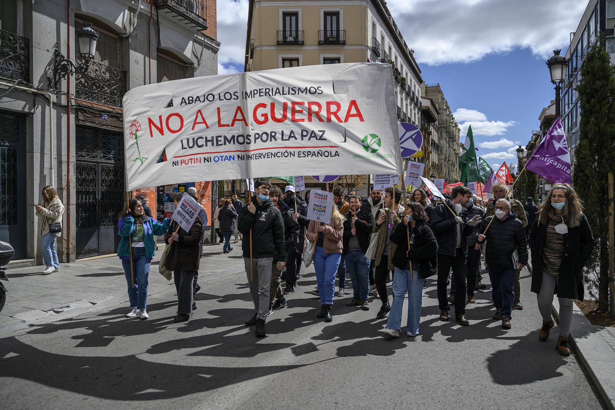 Manifestación Asamblea Popular contra la Guerra de Madrid - 5