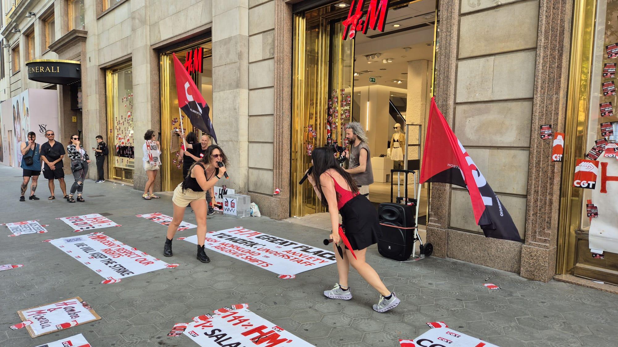 H&M huelga barcelona 2