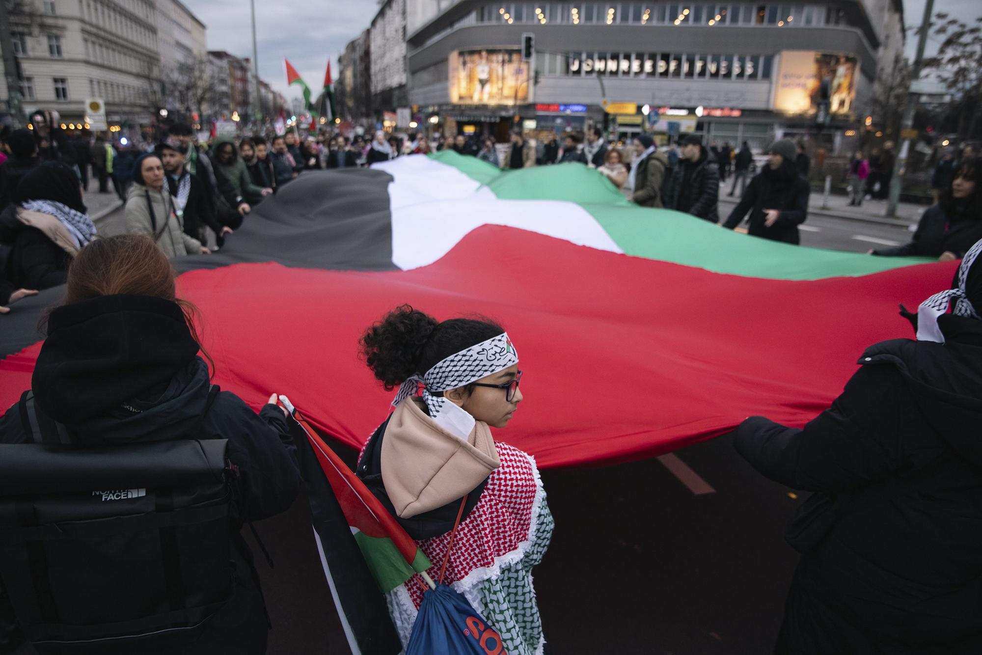 Palestina manifestación fin de año Berlín