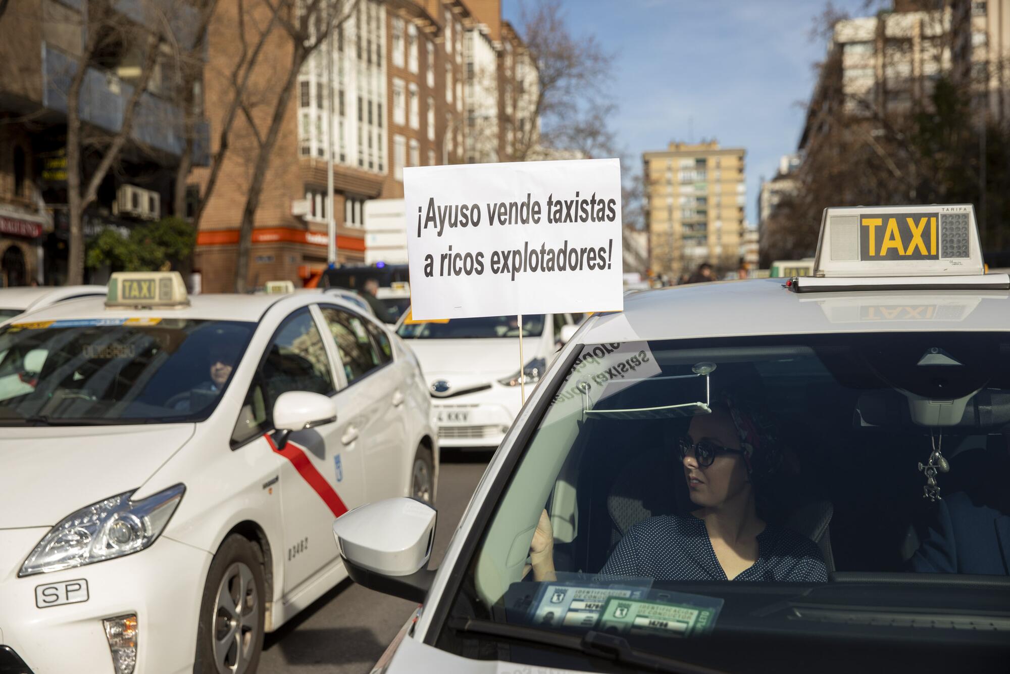 Manifestación Taxi 12-01-23 - 6