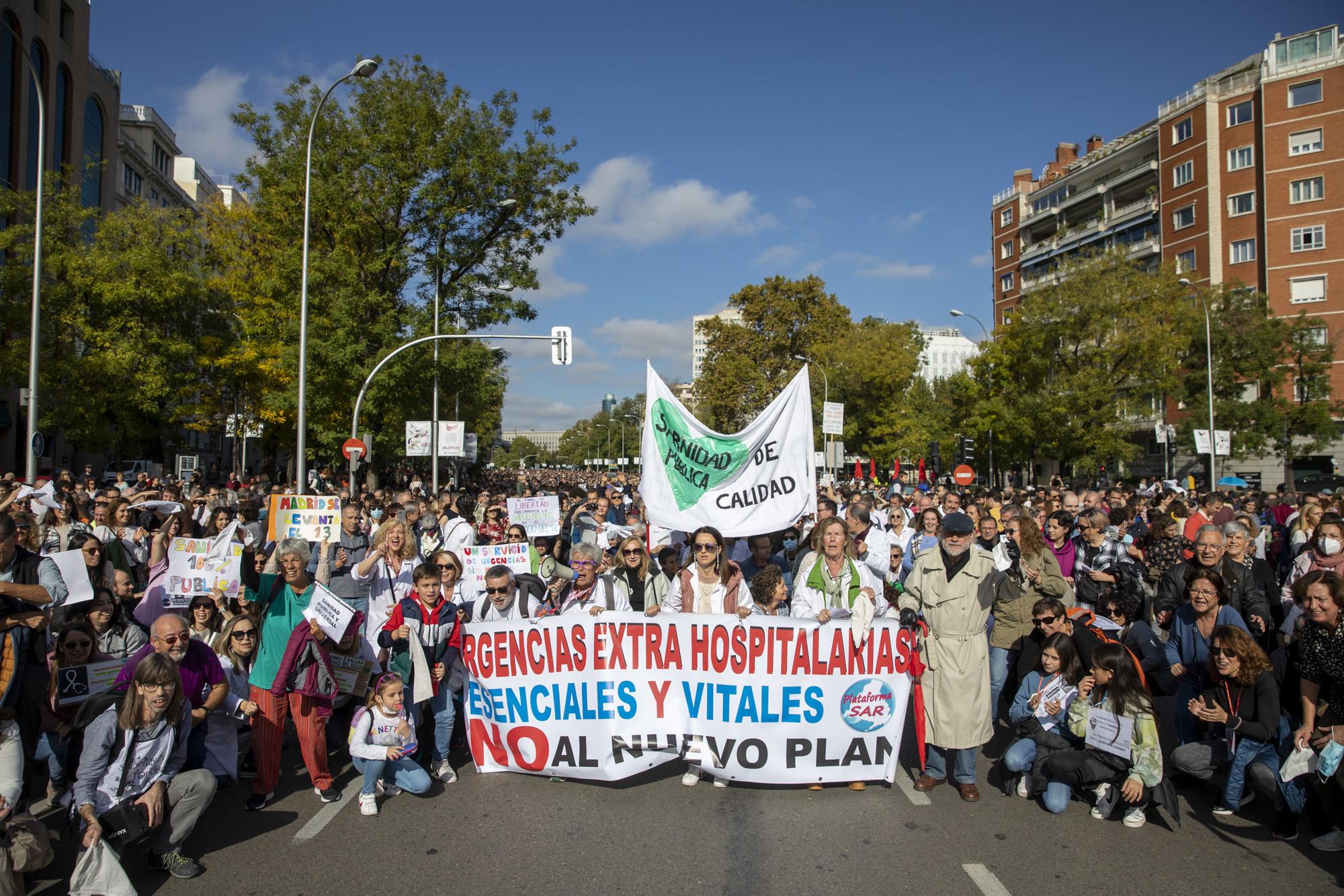 Manifestación por la Sanidad Pública en Madrid - 1