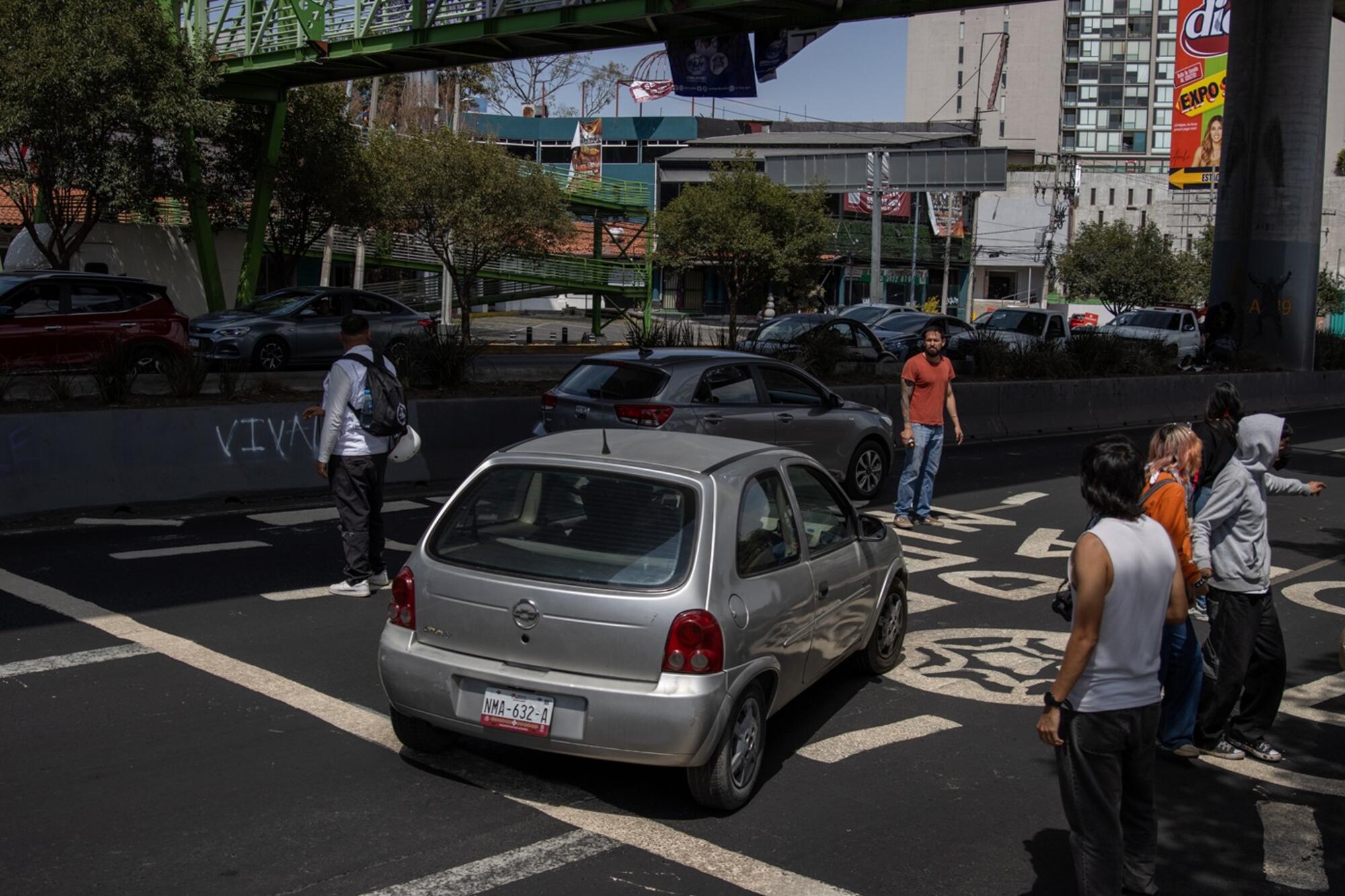 Protestas Estadio Azteca México - 6