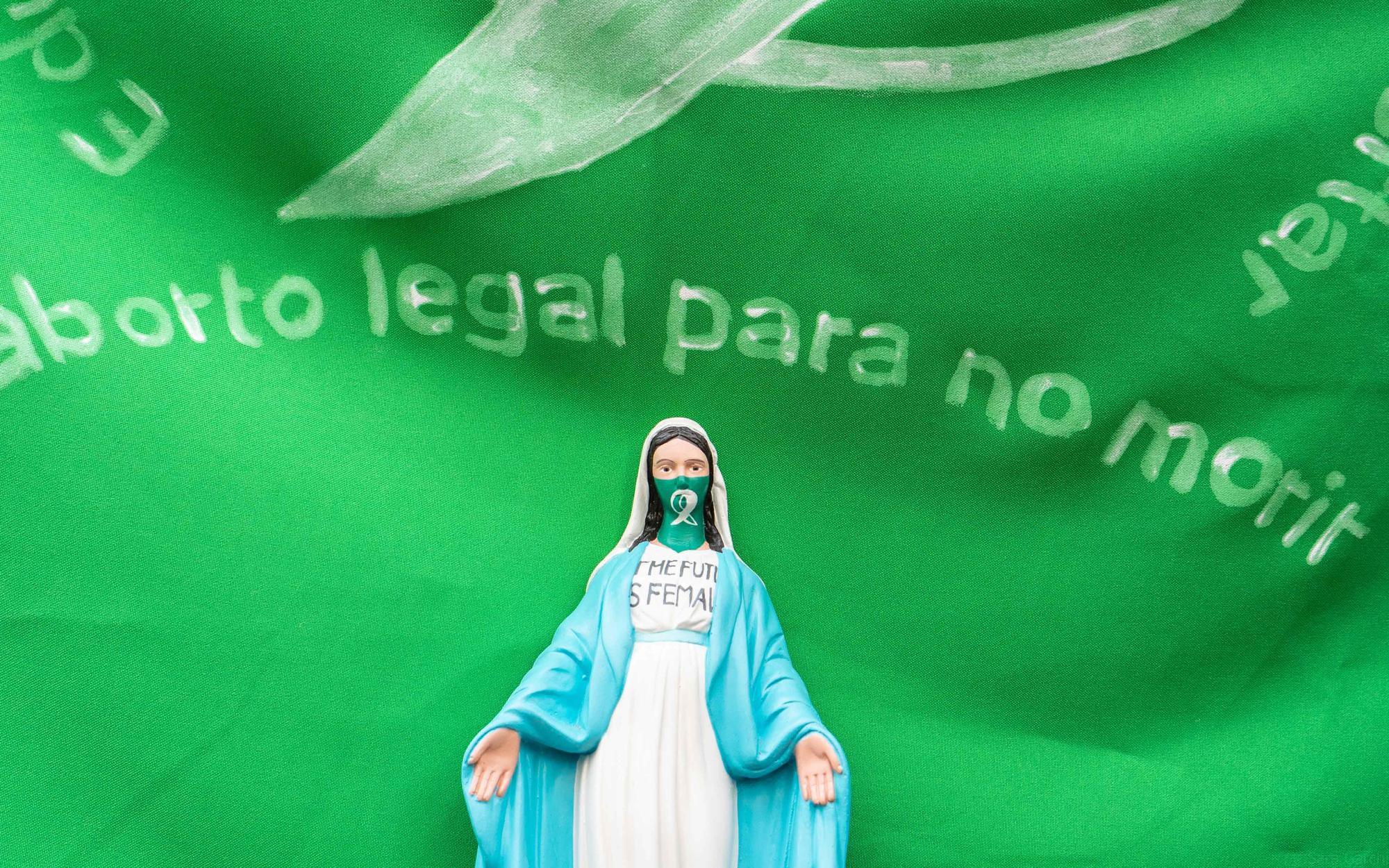 Mani Madrid Apoyo Aborto en Argentina 1