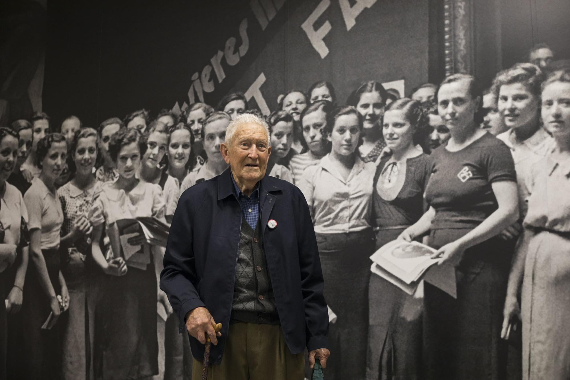 Martín Arnal Mur, en la Fundación Anselmo Lorenzo en Madrid