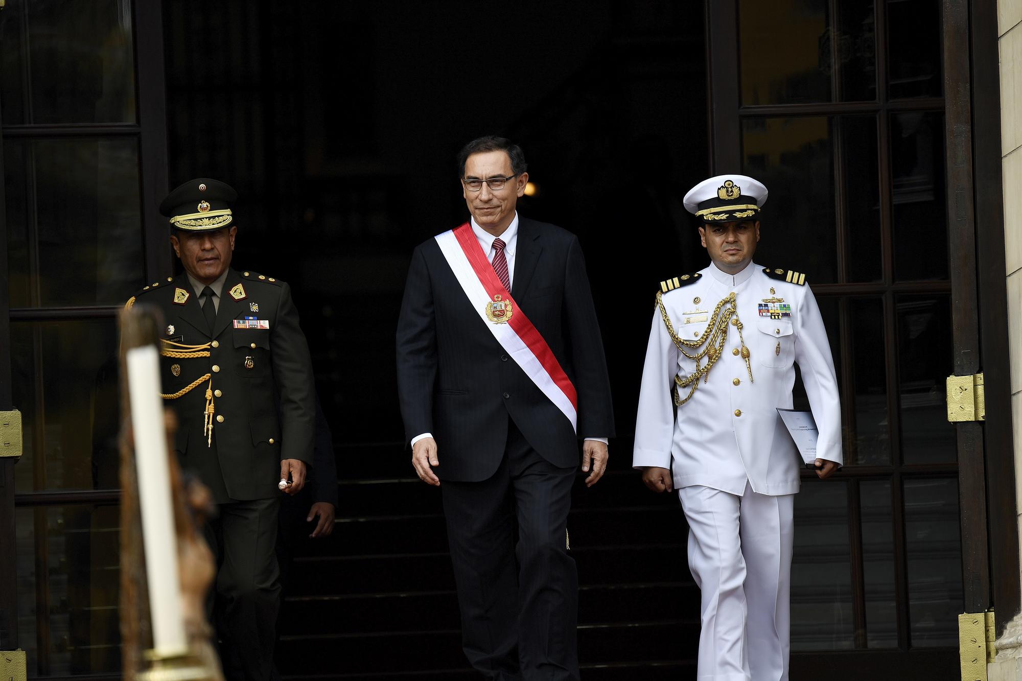 Martín Vizcarra, presidente de Perú.