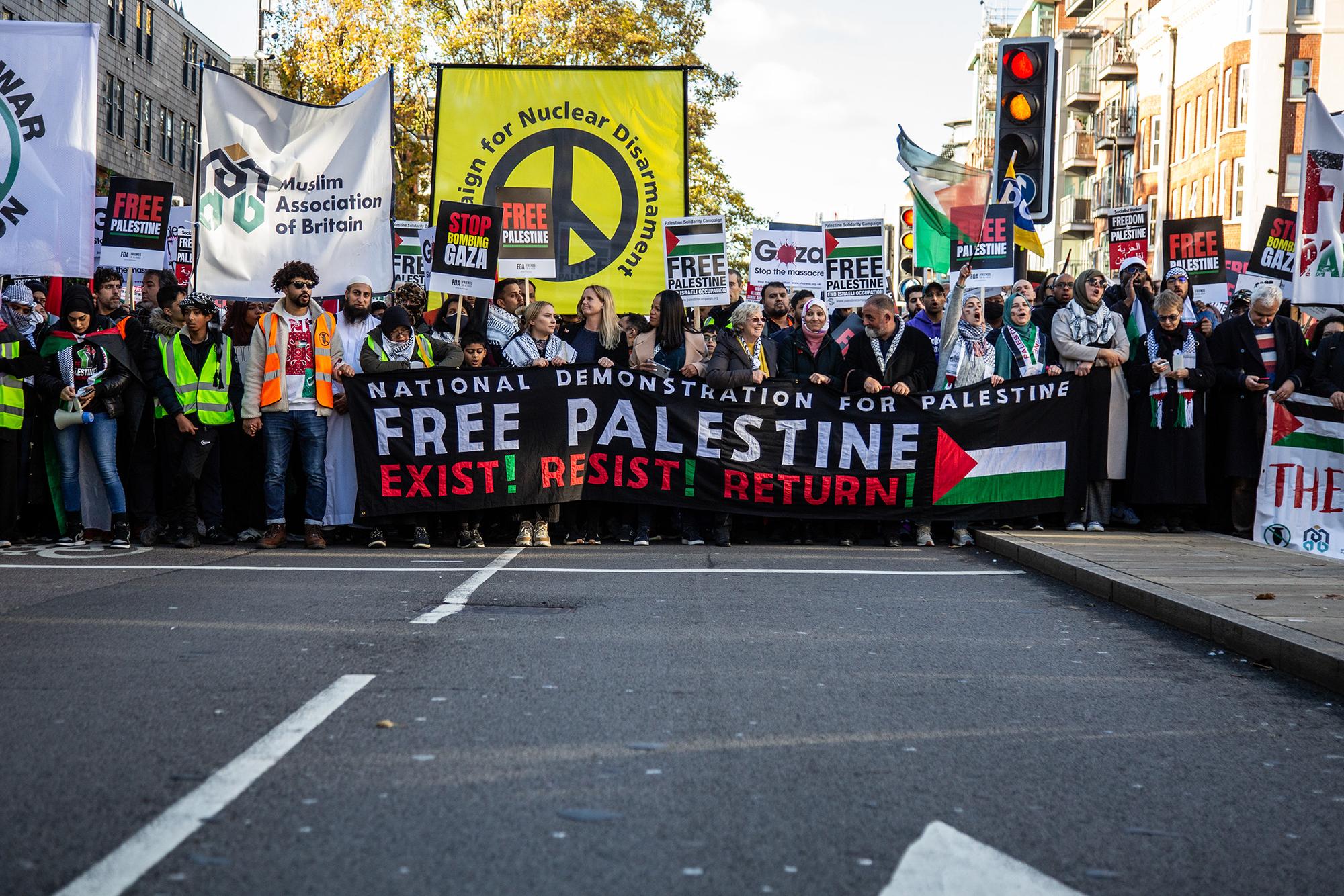 Manifestación Londres Palestina 11 noviembre 2023 11