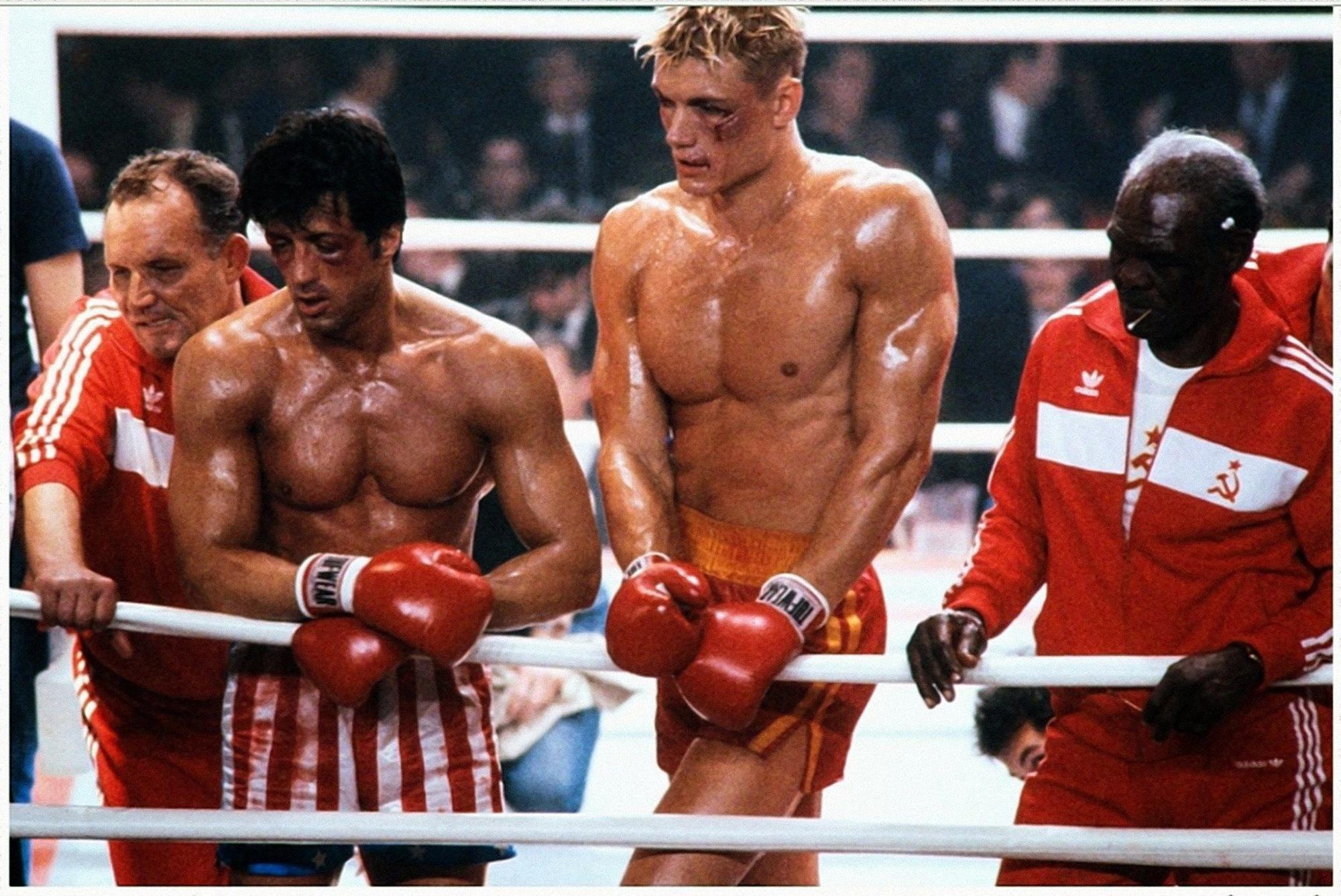 Un puñetazo del actor que representaba a Drago, el boxeador de la URSS, llevó a Sylvester Stallone cerca de la muerte durante el rodaje de 'Rocky IV'. 