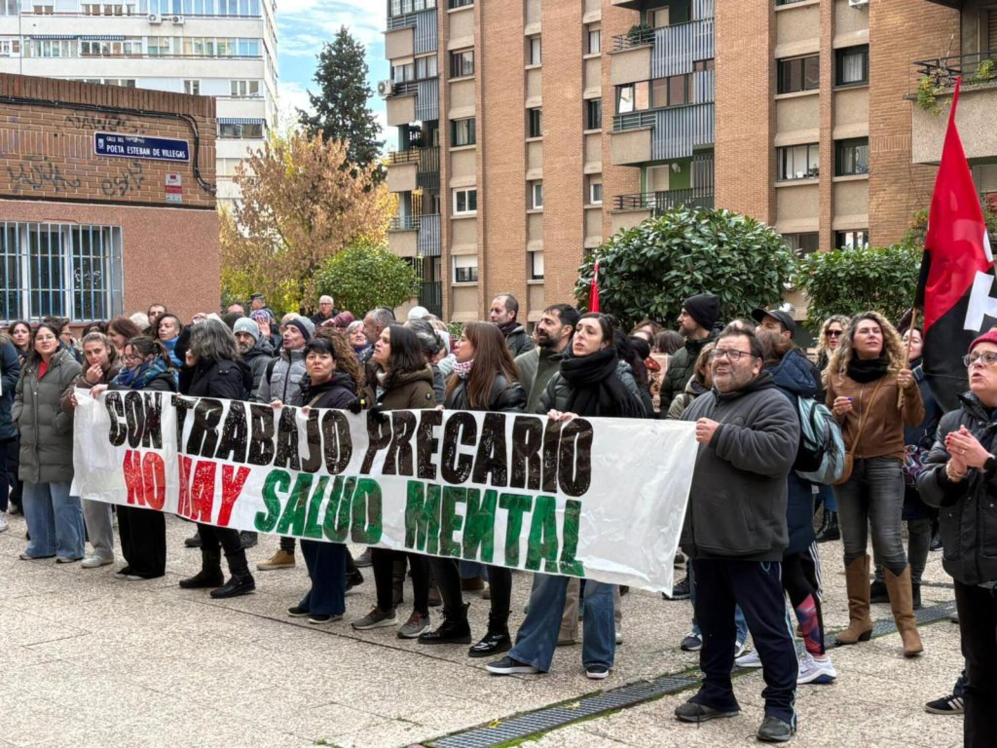 Trabajadores sector social huelga salud mental