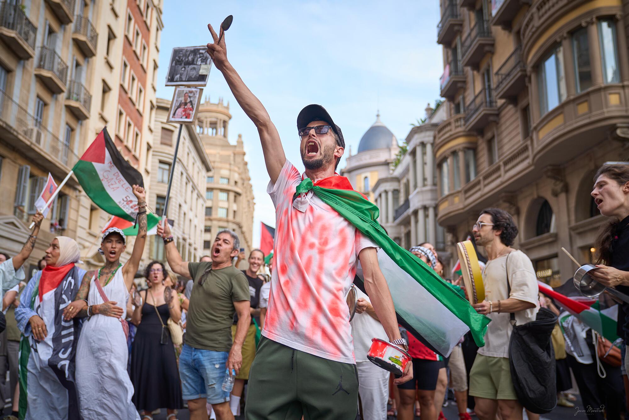 Concentración Barcelona Gaza - 10