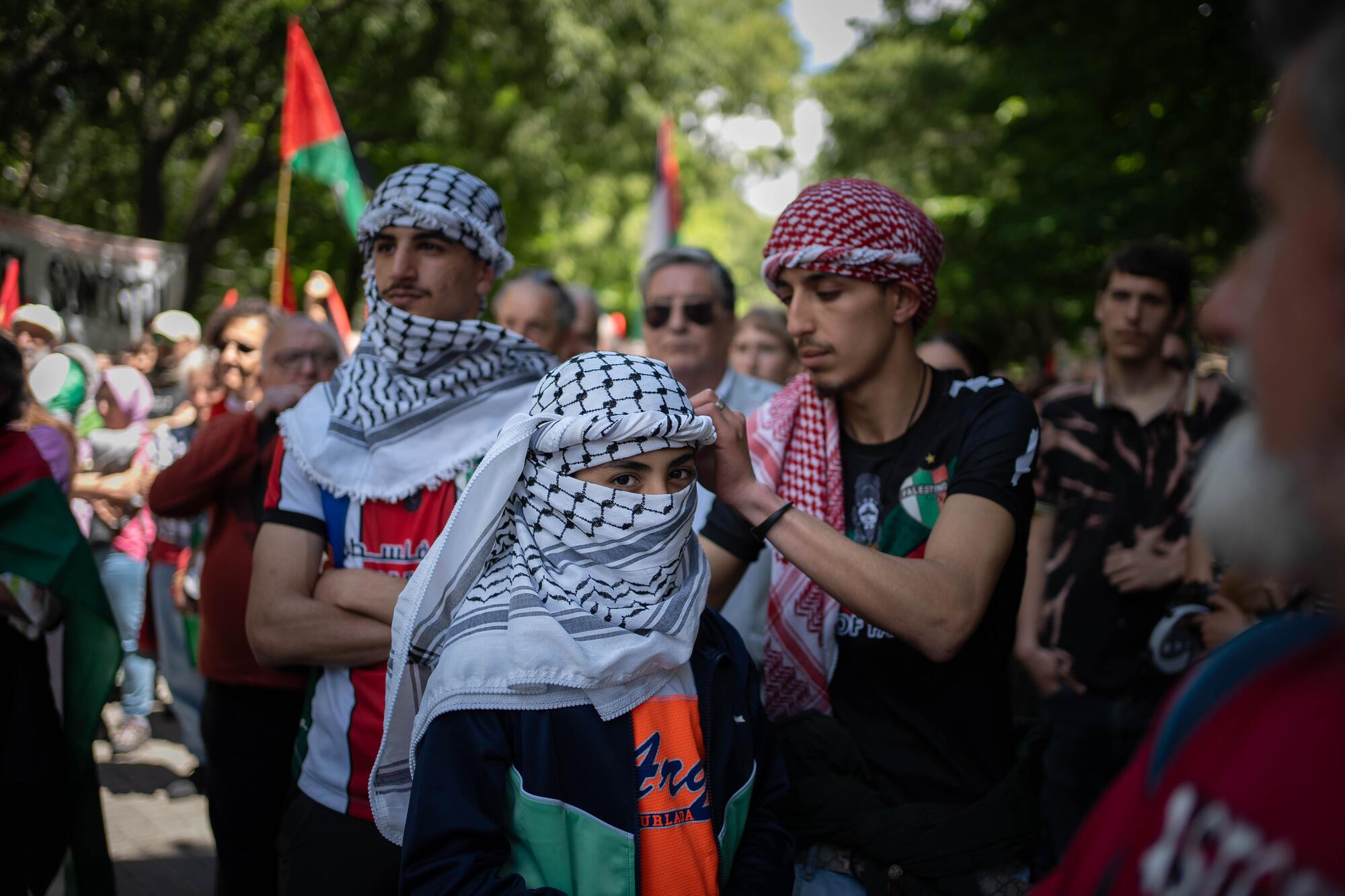 Manifestación por Palestina en Iruñea - 6